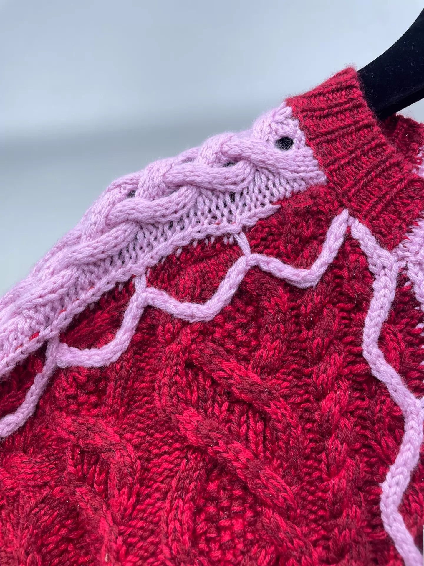 Chanel Chanel 25K Red & Pink Knit Sweater Dress Size 34 Size XS / US 0-2 / IT 36-38 - 4 Thumbnail