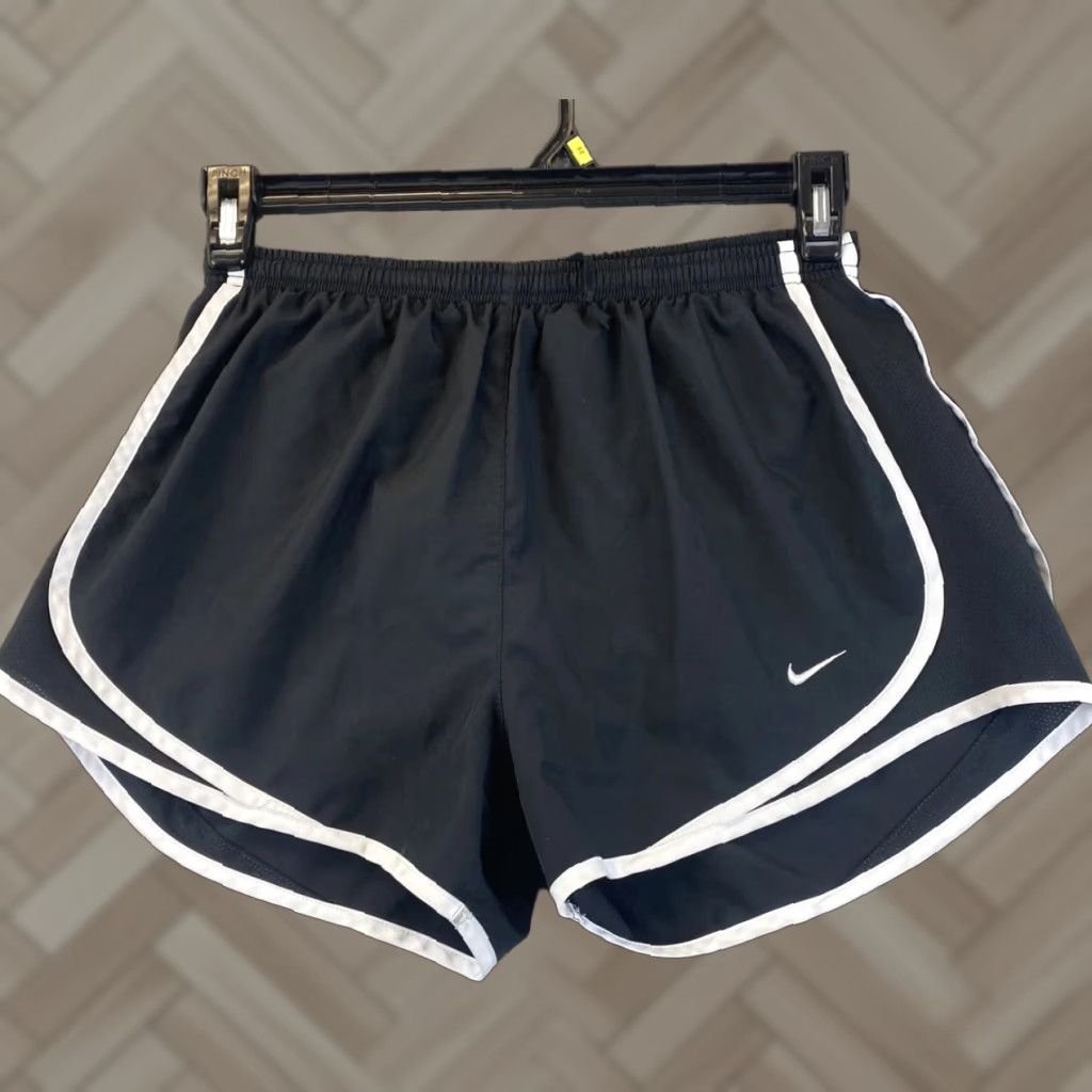 Nike Nike Dri Fit Womens Black Running Athletic Shorts Size Medium /85-11 Size 32" / US 10 / IT 46 - 1 Thumbnail