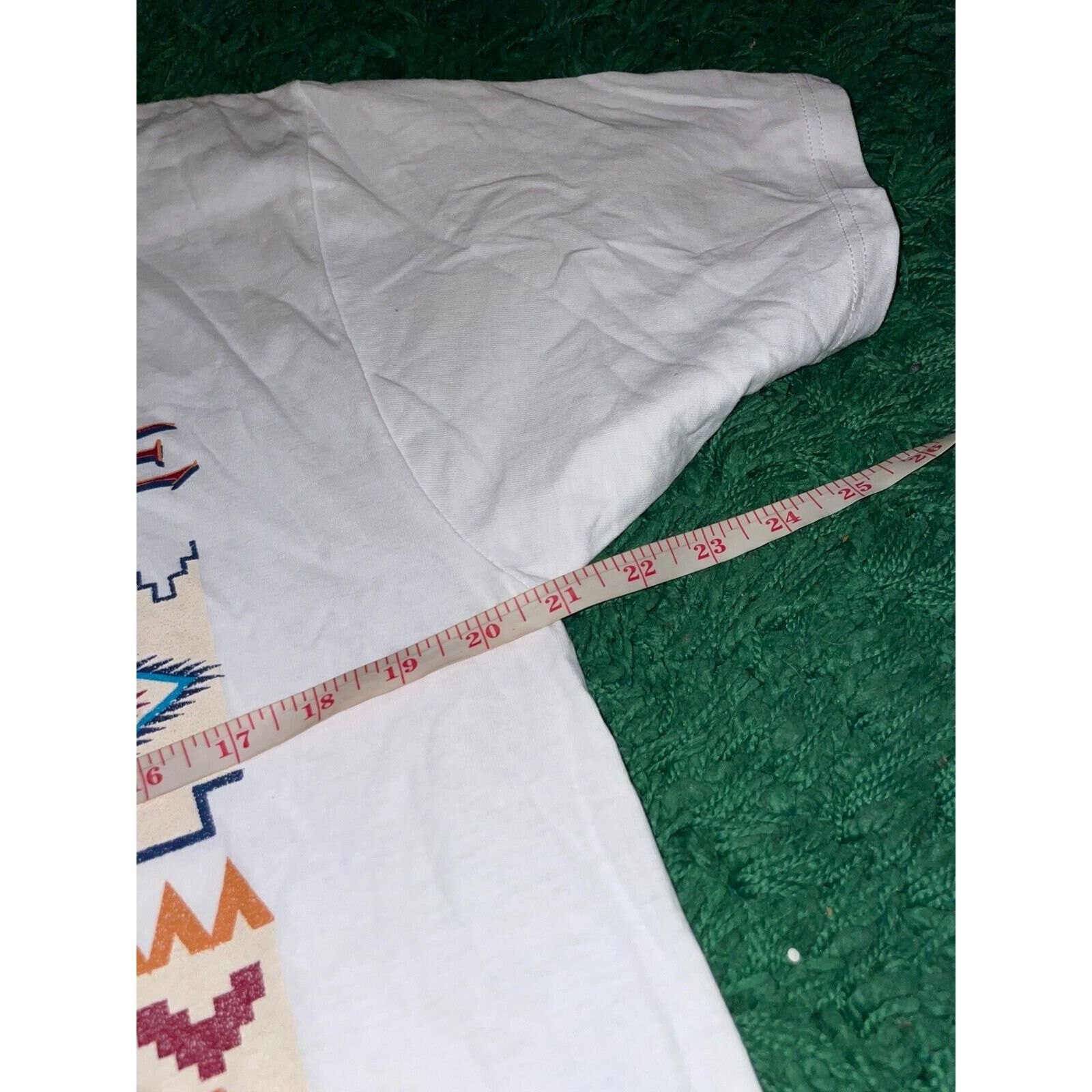 Jerzees Vintage Test Print Shirt Santa Fe Yellowstone White L Tee Size US L / EU 52-54 / 3 - 10 Thumbnail