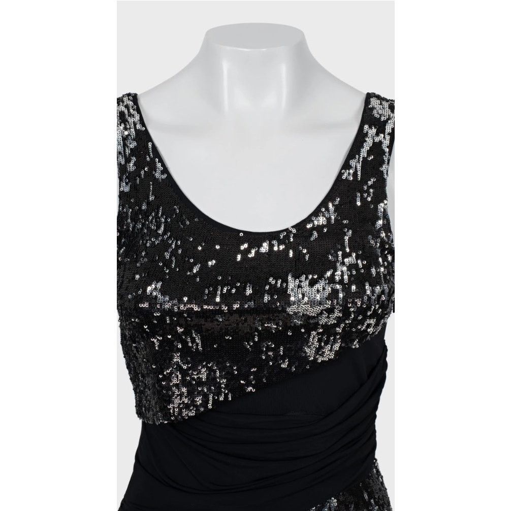 Roberto Cavalli Roberto Cavalli Black Sequin Fitted Dress - IT38 / Small Size XS / US 0-2 / IT 36-38 - 4 Thumbnail