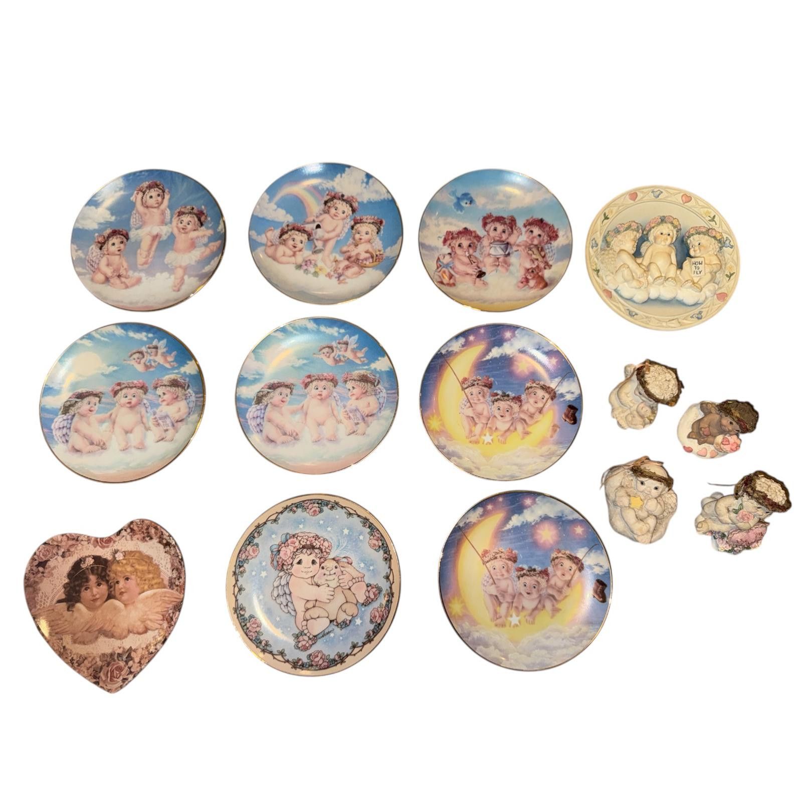 Unknown London Vintage Dreamsicles Cherub Decorative Plates + Figurines Set Size ONE SIZE - 1 Thumbnail