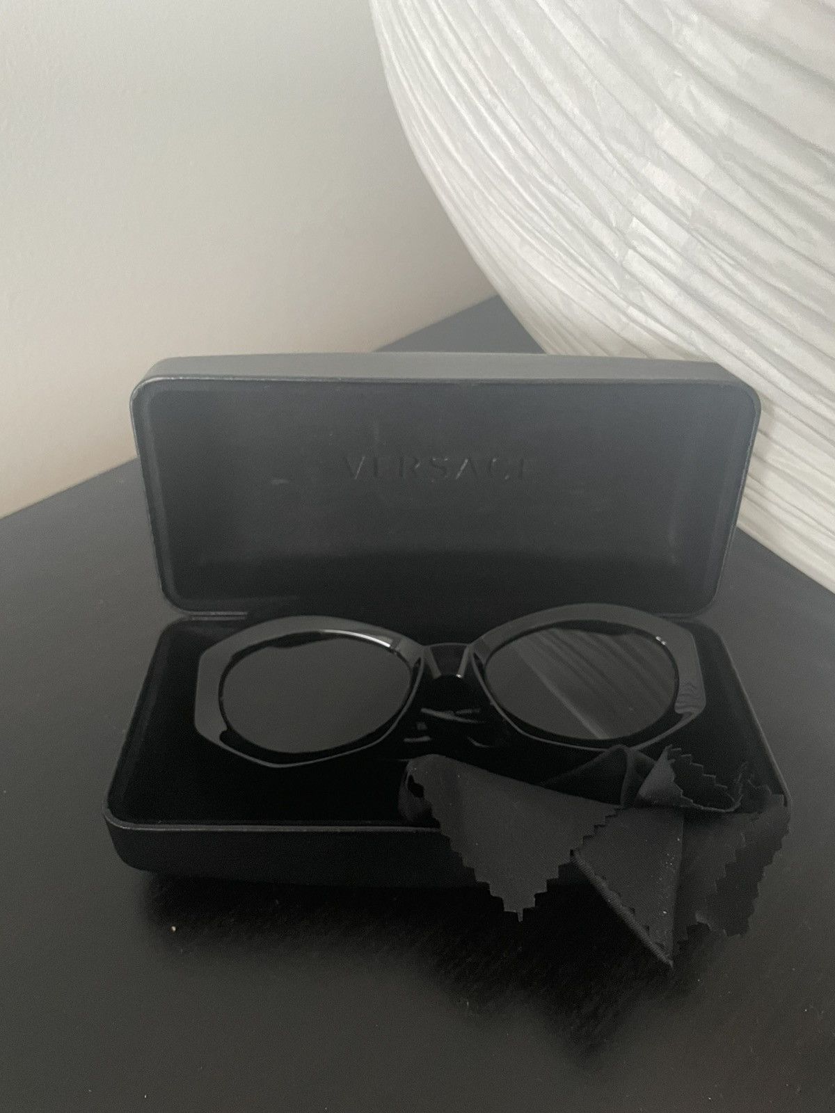 Versace Versace Slim Black Sunglasses Size ONE SIZE - 1 Thumbnail