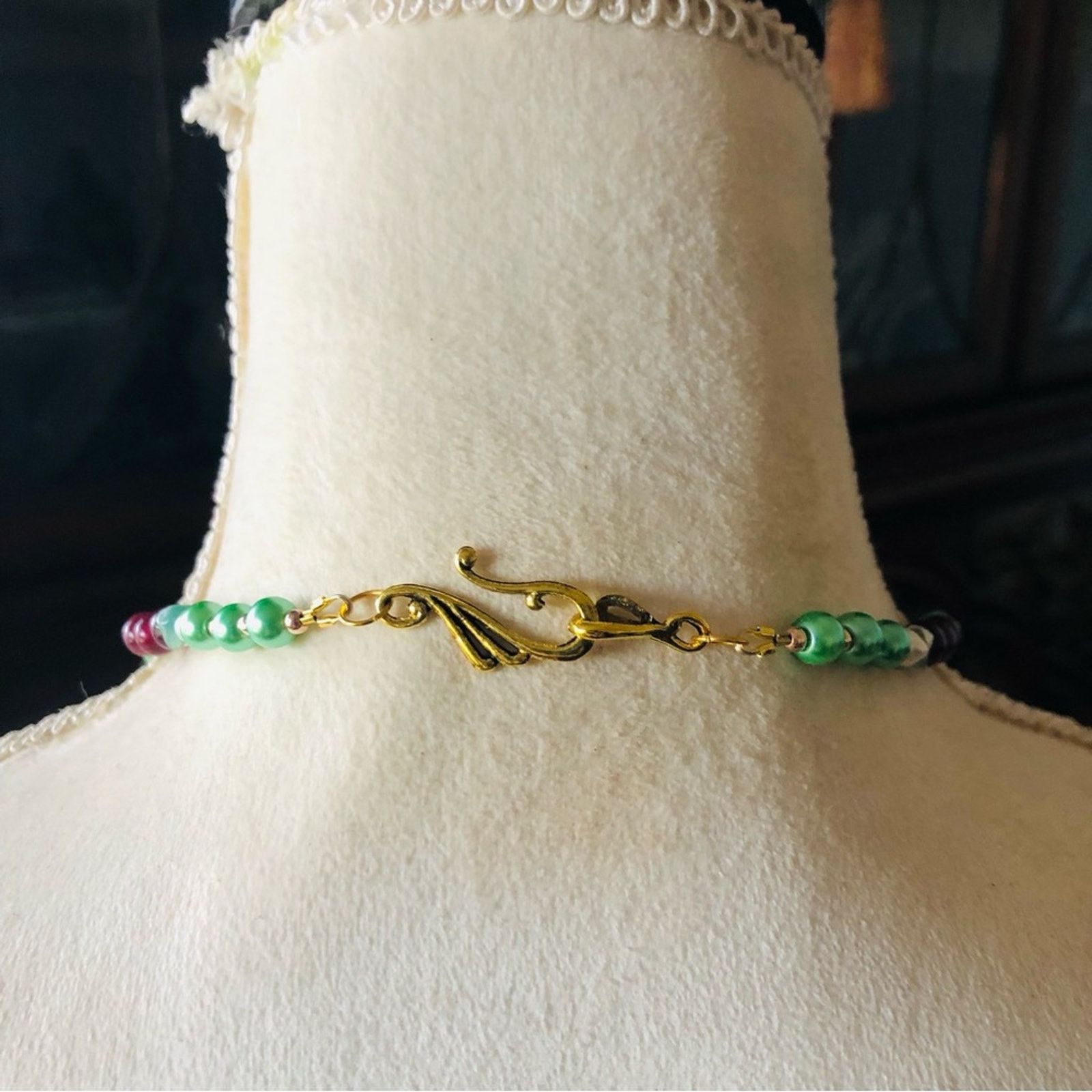 Handmade Handcrafted repurpose genuine stone pearl necklace Size ONE SIZE - 7 Thumbnail