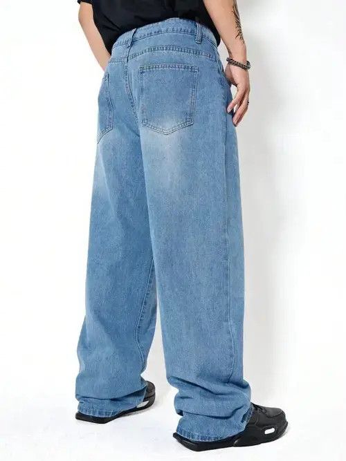 Jean Horiko x Meifa Vintage Washed Baggy Denim Jeans Skate Size US 32 / EU 48 - 6 Thumbnail