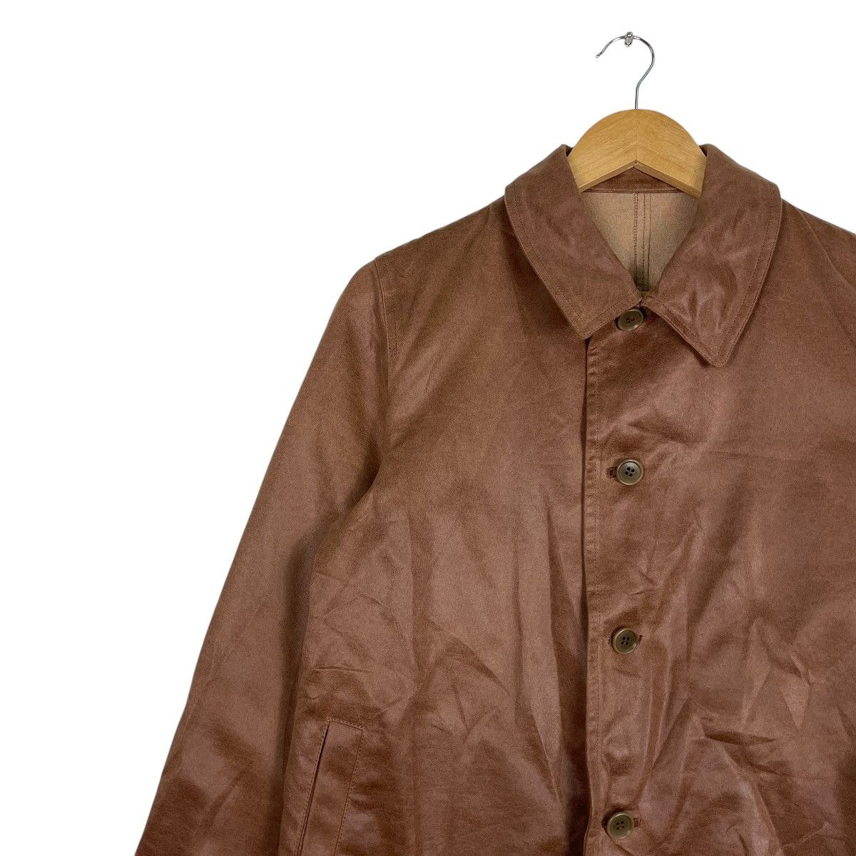 Japanese Brand × Melrose × Vintage 💥MELROSE RICH BROWN BUTTON JACKET Size US M / EU 48-50 / 2 - 6 Thumbnail