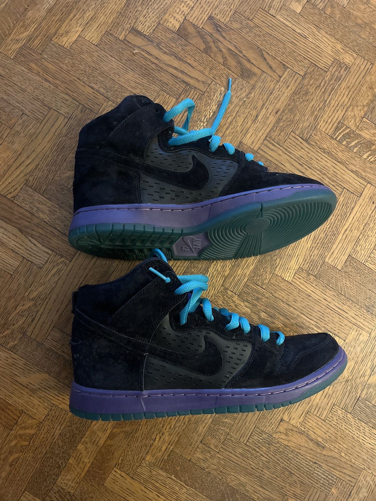 Nike Nike Dunk High Black Grape Size US 10 / EU 43 - 2 Thumbnail