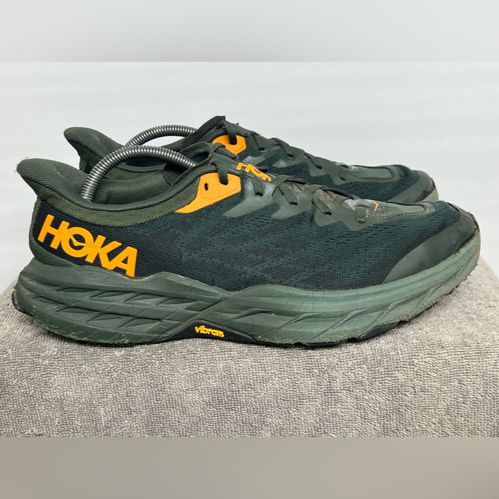 Hoka Hoka Speedgoat 5 Trail Shoes Olive Green - Men’s Size 11 D Size US 11 / EU 44 - 4 Thumbnail
