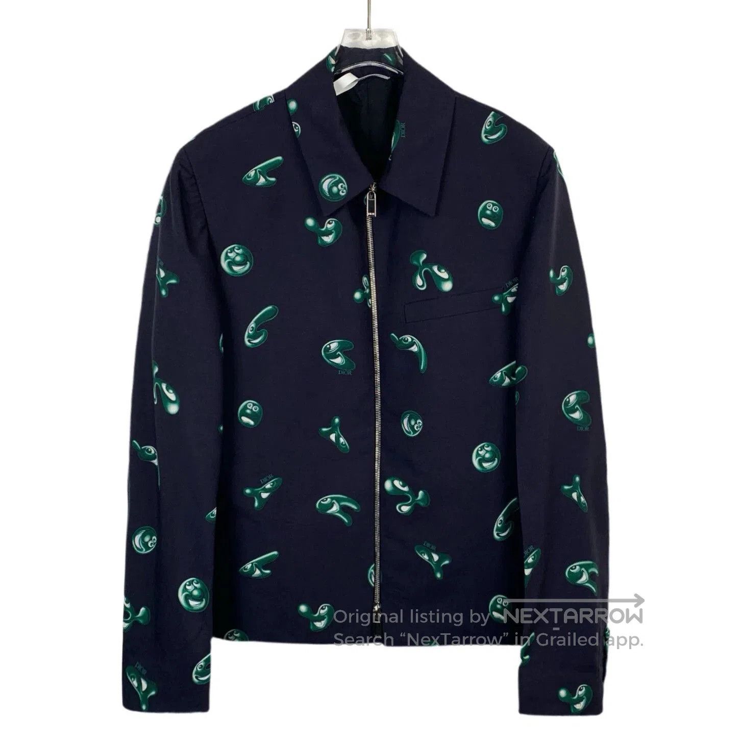 Dior Dior x Kenny Logo Wool Zip Jacket. Size US S / EU 44-46 / 1 - 1 Thumbnail