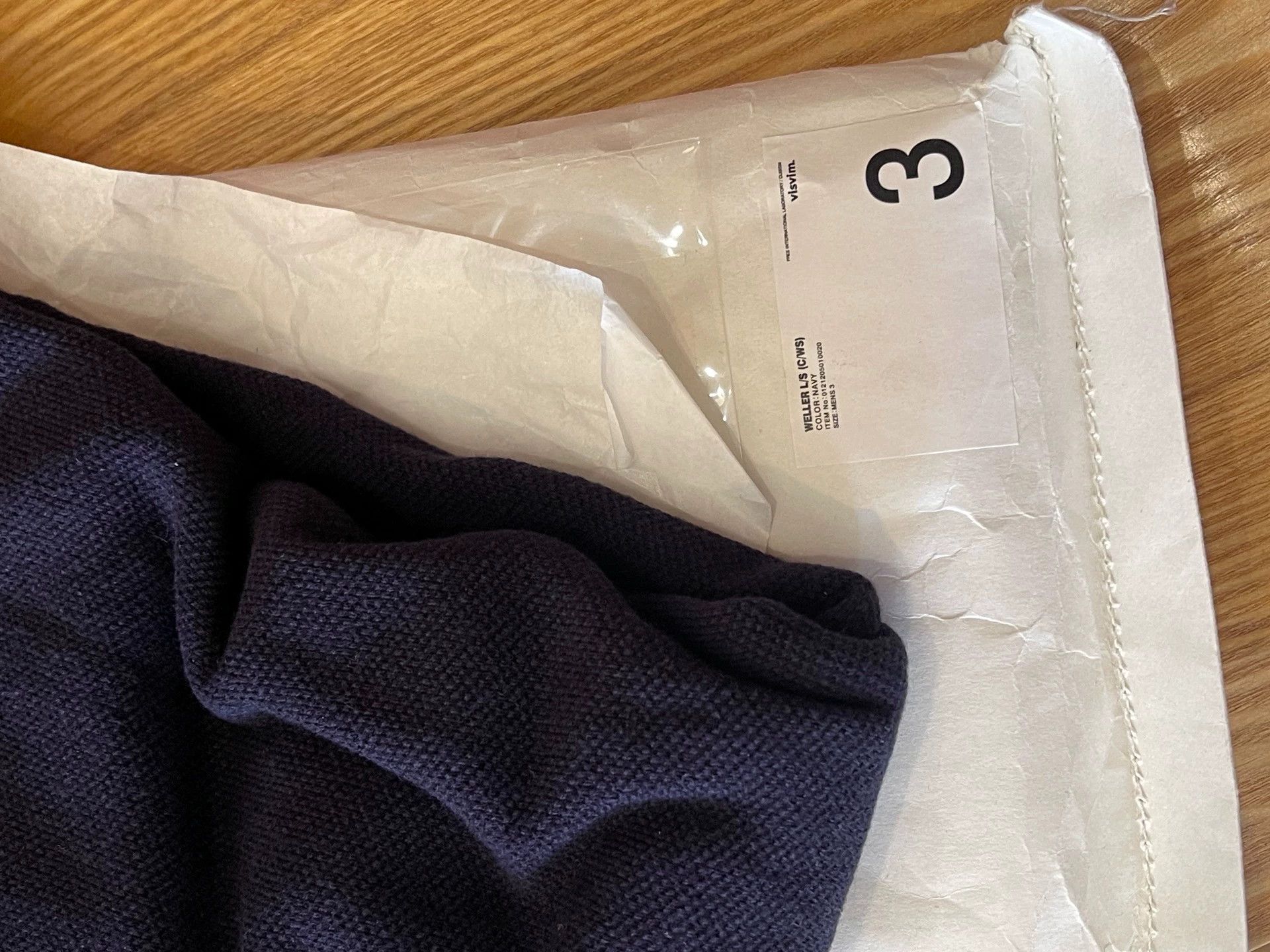 Visvim VISVIM WELLER L/S POLO Navy 3 Brand New Size US L / EU 52-54 / 3 - 5 Thumbnail
