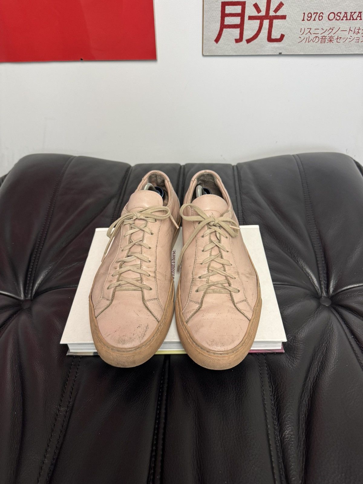 Common Projects Common Projects Achilles Low Rose Luxury Leather Sneakers Size US 9 / EU 42 - 2 Thumbnail