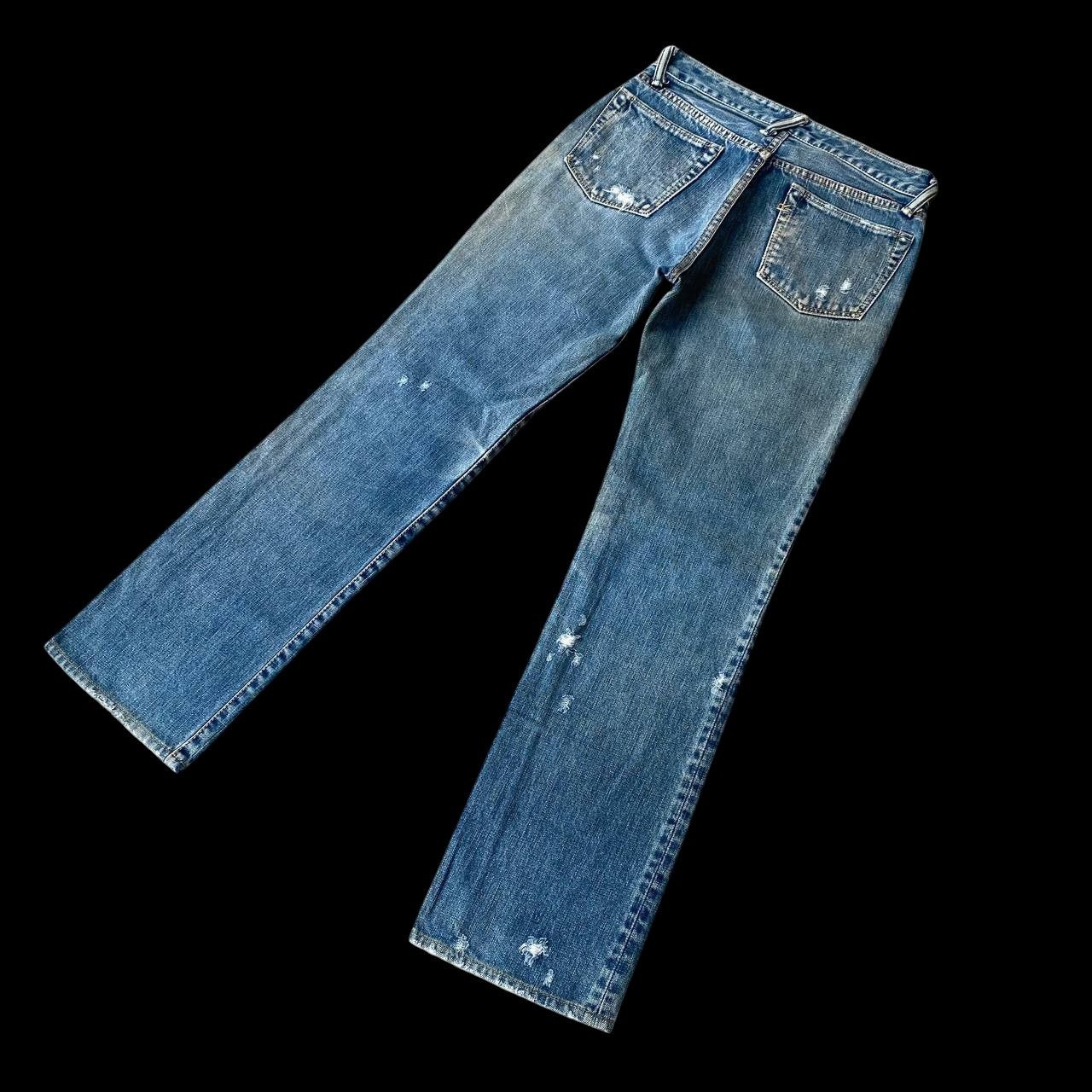 45rpm VINTAGE 45RPM DISTRESSED DENIM W28X29" Size US 28 / EU 44 - 4 Thumbnail