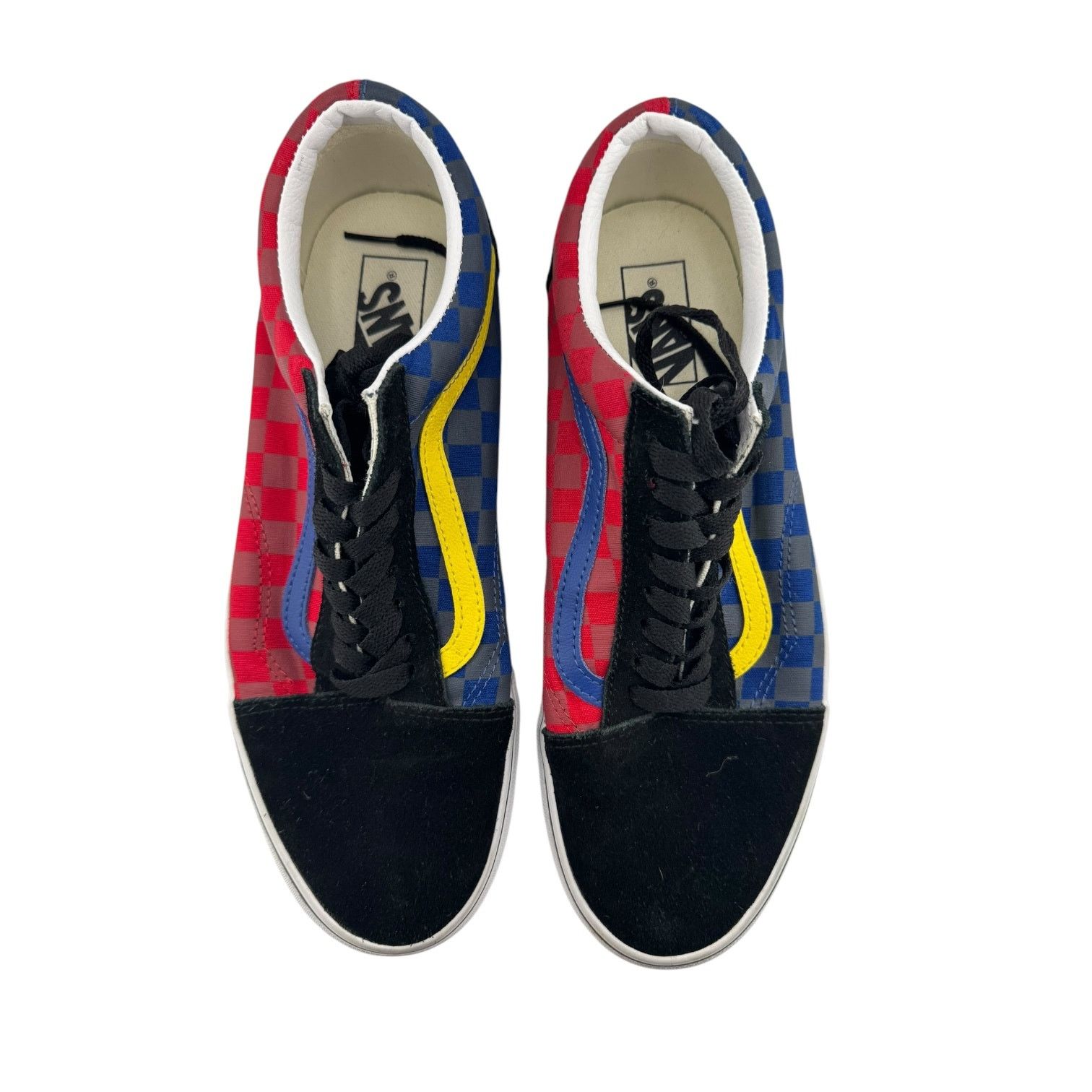 Vans Vans Old Skool Shoes Red & Blue Checkerboard (Size 10/11.5) Size US 10 / EU 43 - 2 Thumbnail