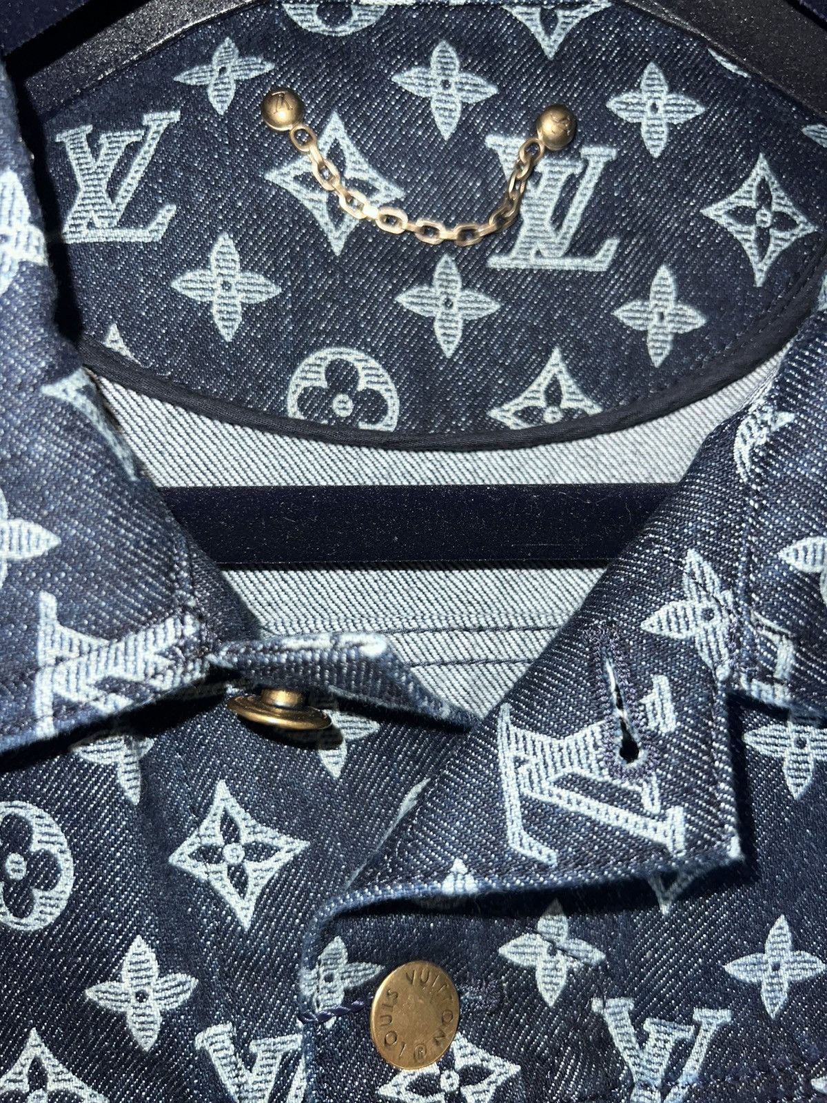 Louis Vuitton Louis Vuitton Monogram Denim Jacket Size US L / EU 52-54 / 3 - 10 Thumbnail