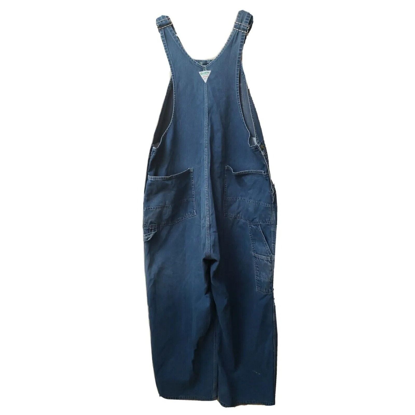 Oshkosh OshKosh B'Gosh Vestbak Bib Overalls Green Stitch 44×26 unsix Size US 44 / EU 60 - 2 Thumbnail