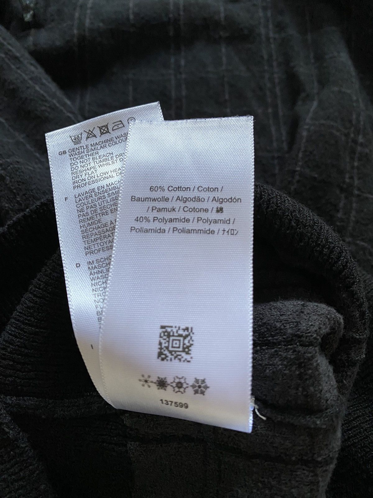 Fred Perry × Vintage Fred Perry x Miles Kane Black 1/4 Quarter Zip Polo Shirt Size US XL / EU 56 / 4 - 10 Thumbnail