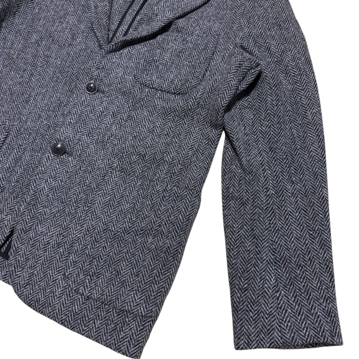 Harris Tweed Harris Tweed Tomorrowland Wool Minimalist Blazer Size 42R - 5 Thumbnail