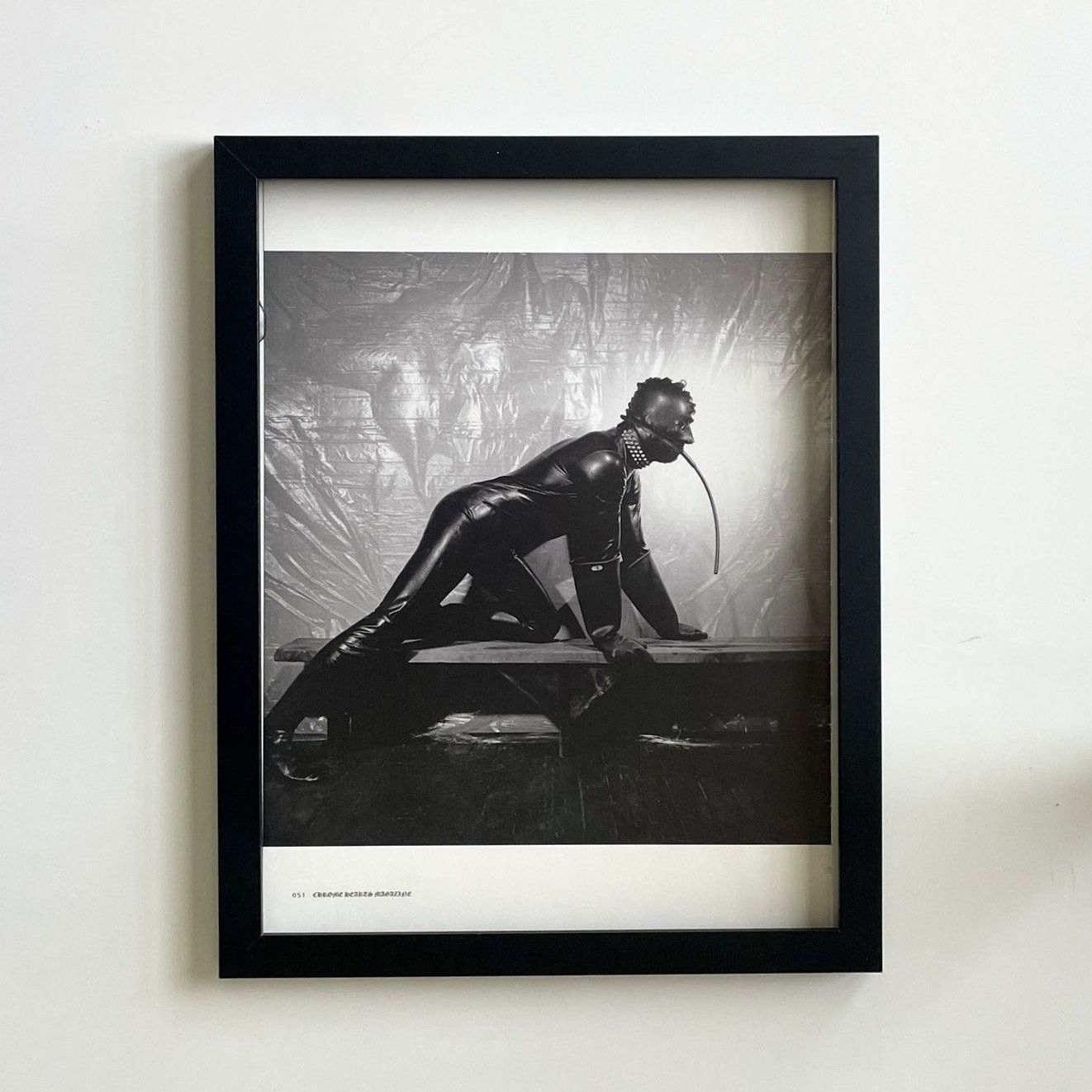 Chrome Hearts × Japanese Brand × Vintage Chrome Hearts black latex photo Poster framed 9x11 Size ONE SIZE - 1 Thumbnail