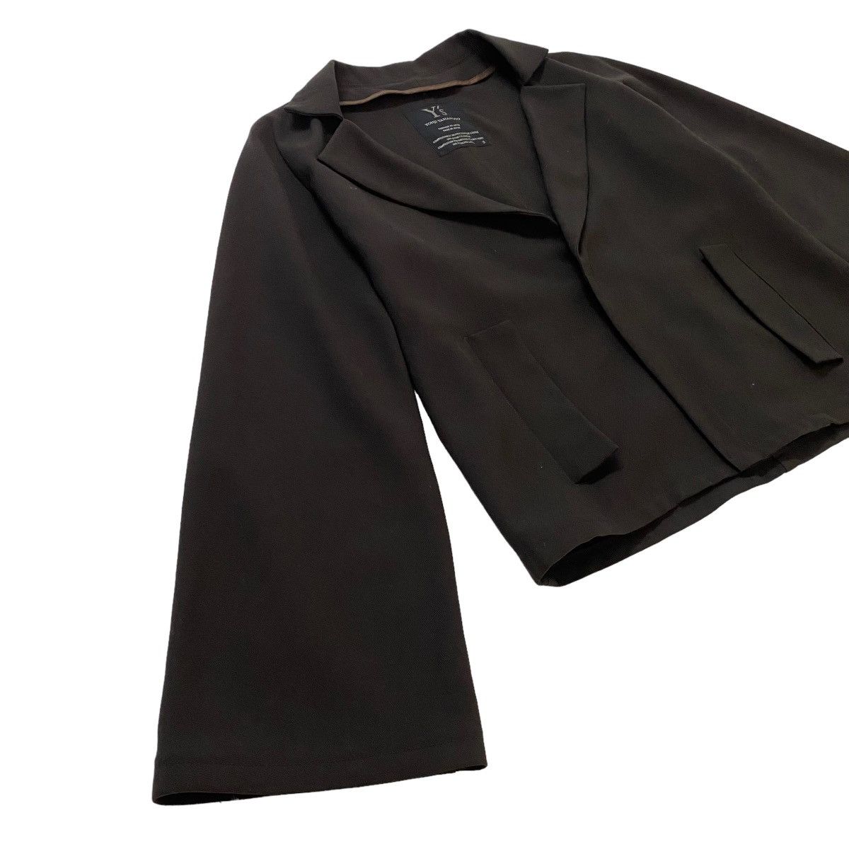 Yohji Yamamoto ✨Y's Yohji Yamamoto wool garbaine cropped jacket Size M / US 6-8 / IT 42-44 - 6 Thumbnail