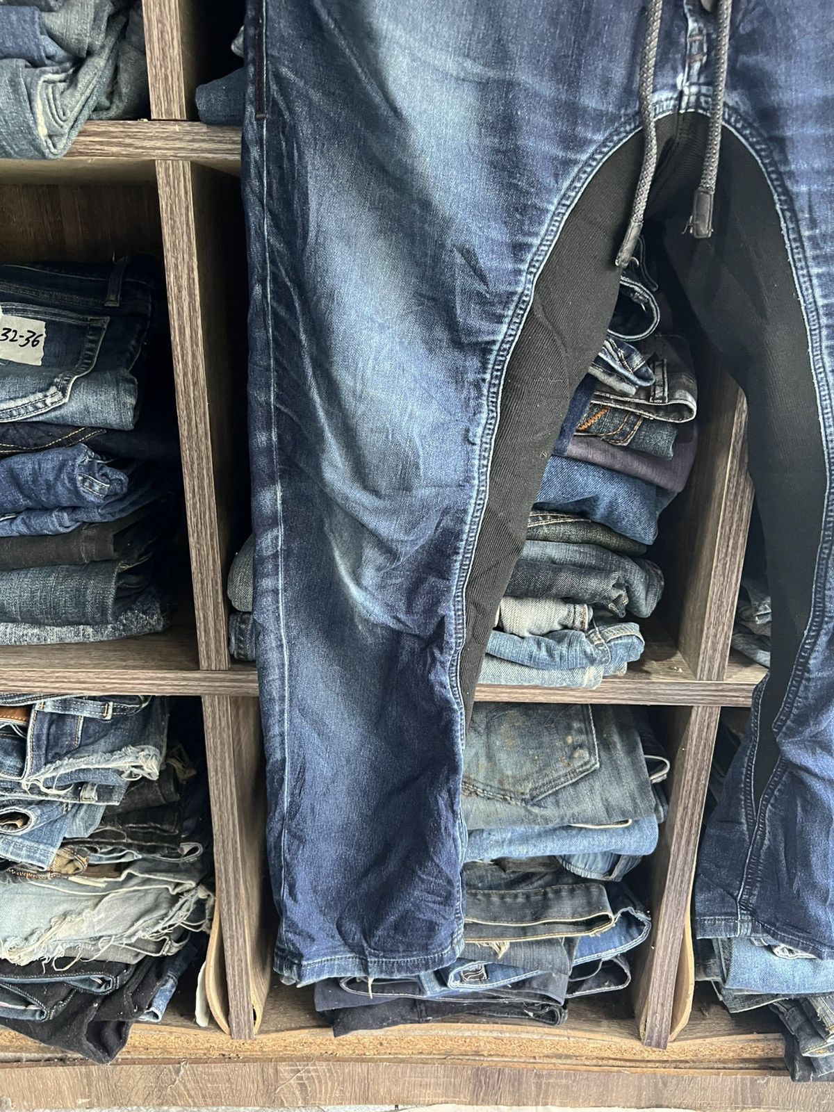 Diesel 🔥Diesel Industry Sweatpant Distressed Denim Size US 35 - 7 Thumbnail