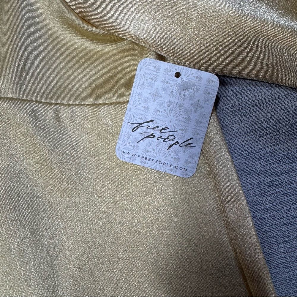 Other NWT New $171 Gin & Jules by Madeleine Fig Gold Cher Mini Dr Size XXL / US 16-18 / IT 52-54 - 5 Thumbnail