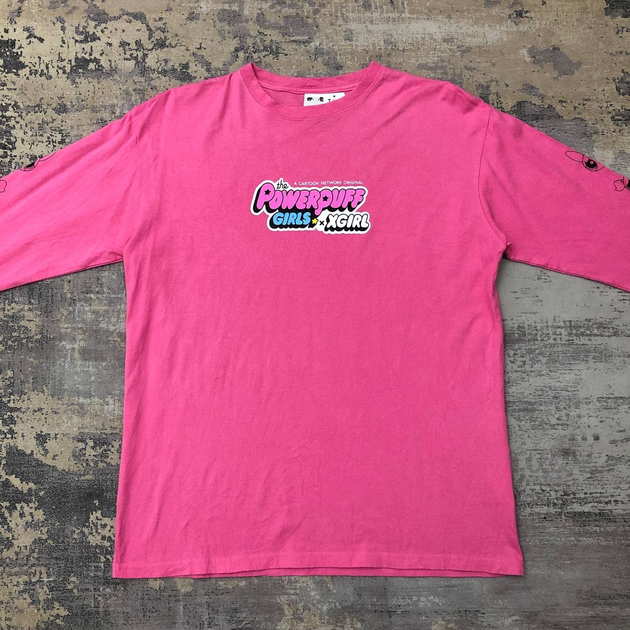 Cartoon Network T386 JAPAN X-GIRL CROSSOVER POWERPUFF GIRLS SKATE TEE Size US L / EU 52-54 / 3 - 3 Thumbnail