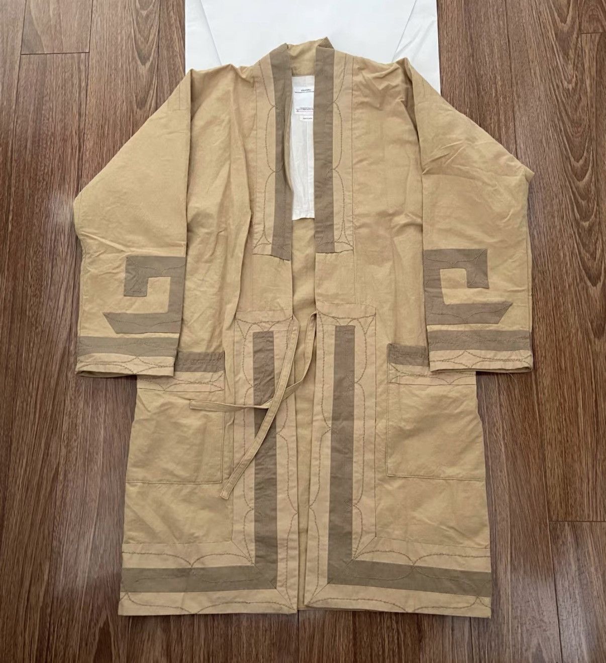 Visvim VISVIM RUUNPE COAT (C/LI) Long gown / kimono style jacket Size US M / EU 48-50 / 2 - 1 Thumbnail