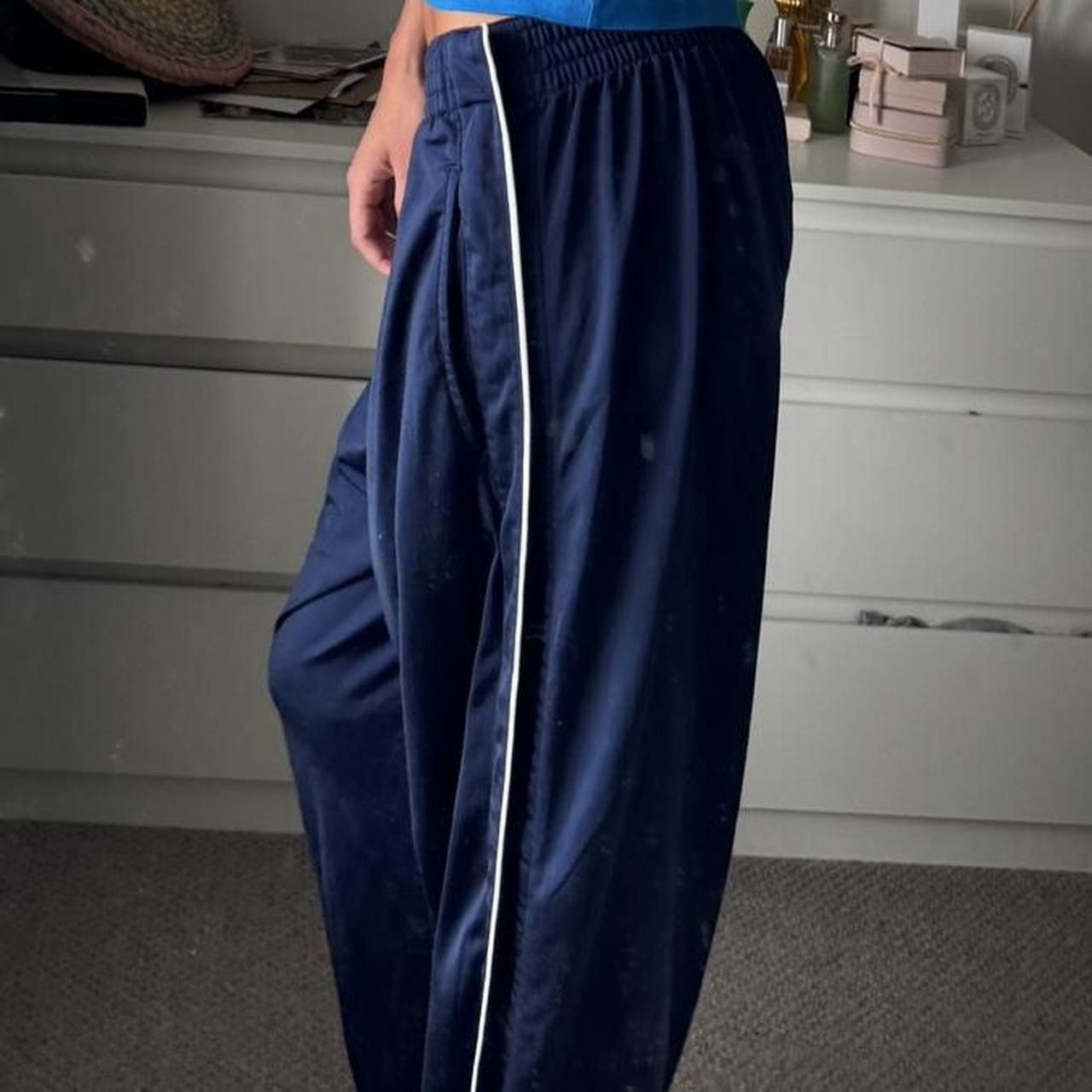 Nike Navy Nike Sweatpants Size US 33 - 2 Thumbnail