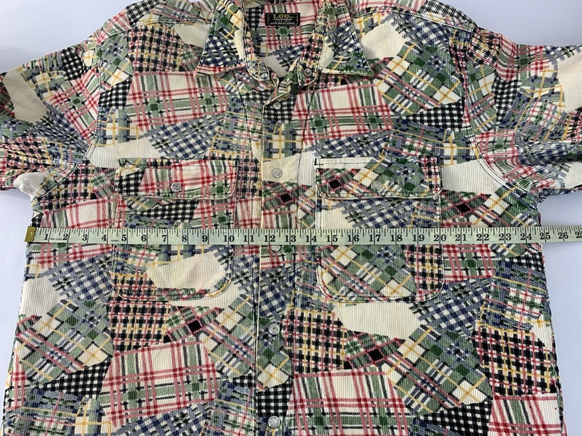 Lee Lee Sanforized Knitwear Usa Corduroy Denim Padded Shirt Size US XL / EU 56 / 4 - 11 Thumbnail