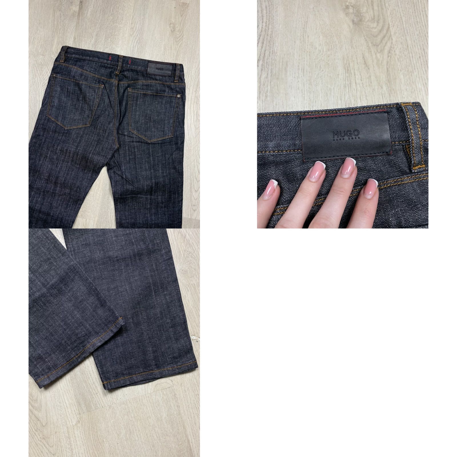 Hugo Boss Hugo Boss Jeans Mens Denim Pants Size 33 Blue Cotton Denim Straight Regular Inseam 32 Vintage No Size US 33 - 8 Thumbnail