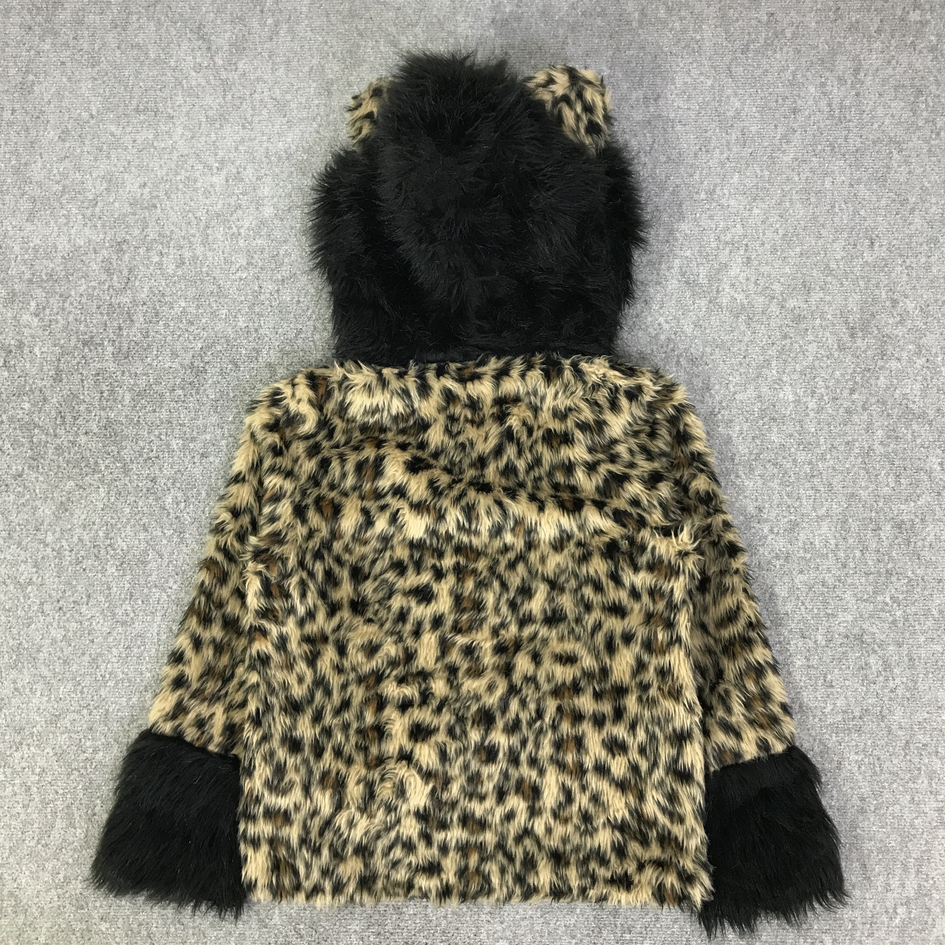 If Six Was Nine GOTHIC STYLE JAPAN GLAD NEWS FUR HOODIE JACKET K89B18 Size US L / EU 52-54 / 3 - 3 Thumbnail