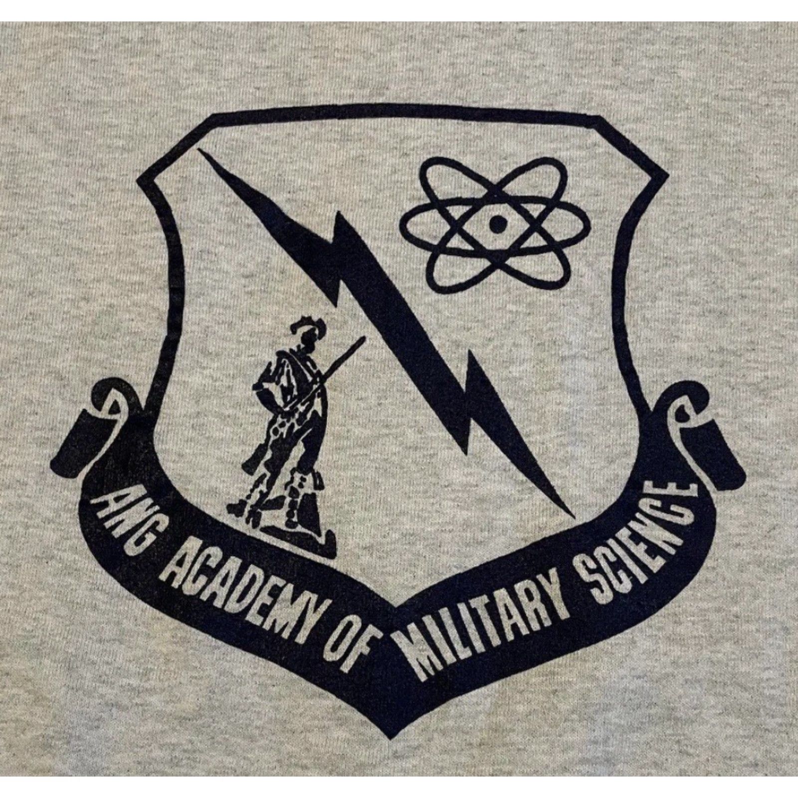 Vintage VINTAGE Academy Military Science Faded Sweatshirt S Gray Mens Hoodie Small 90s College USA Army PE Track Vintage 80s 90s USAF Grunge Size US S / EU 44-46 / 1 - 2 Thumbnail