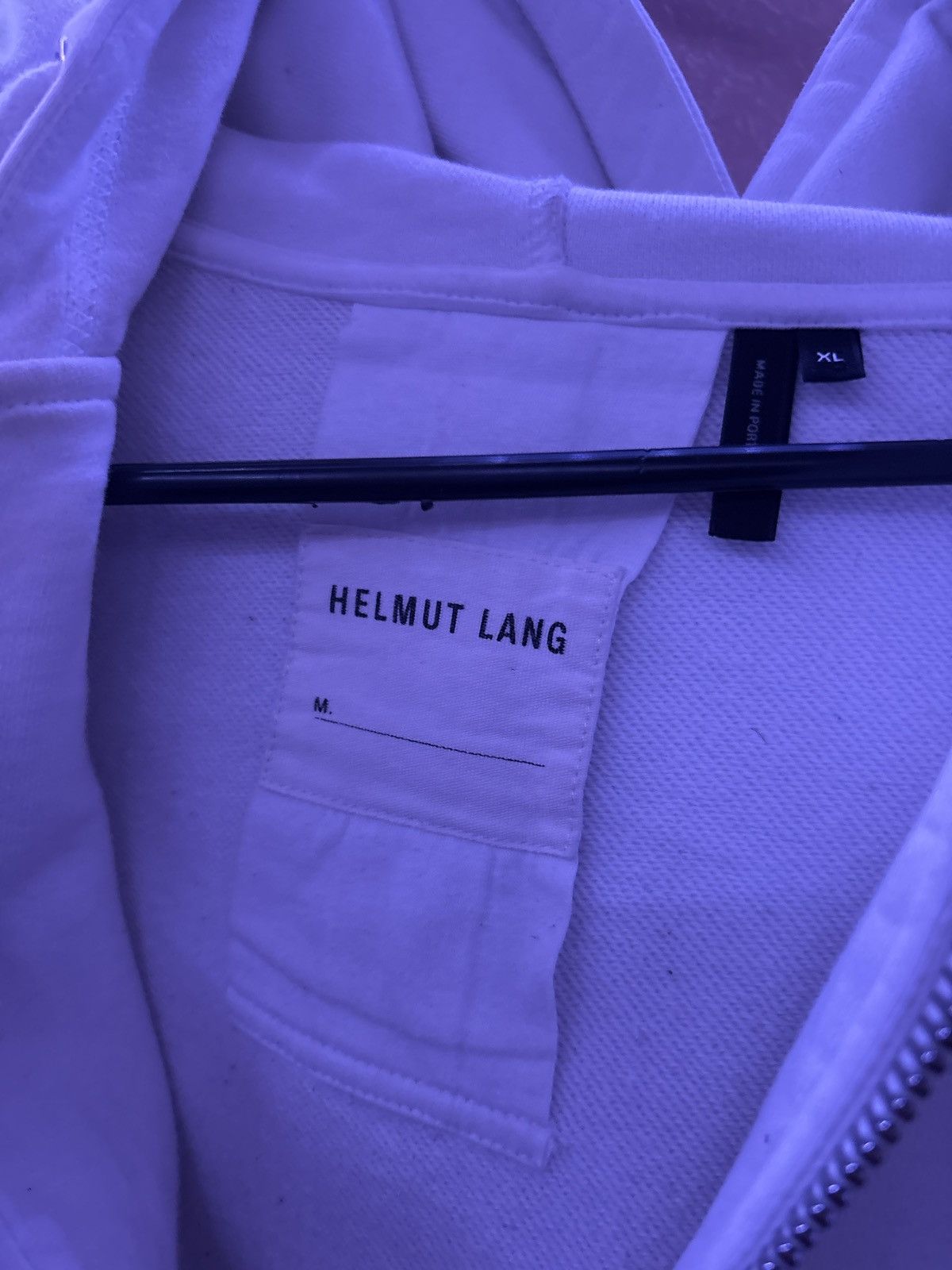 Helmut Lang Helmut Lang Zip Up Hoodie Size US XL / EU 56 / 4 - 3 Thumbnail
