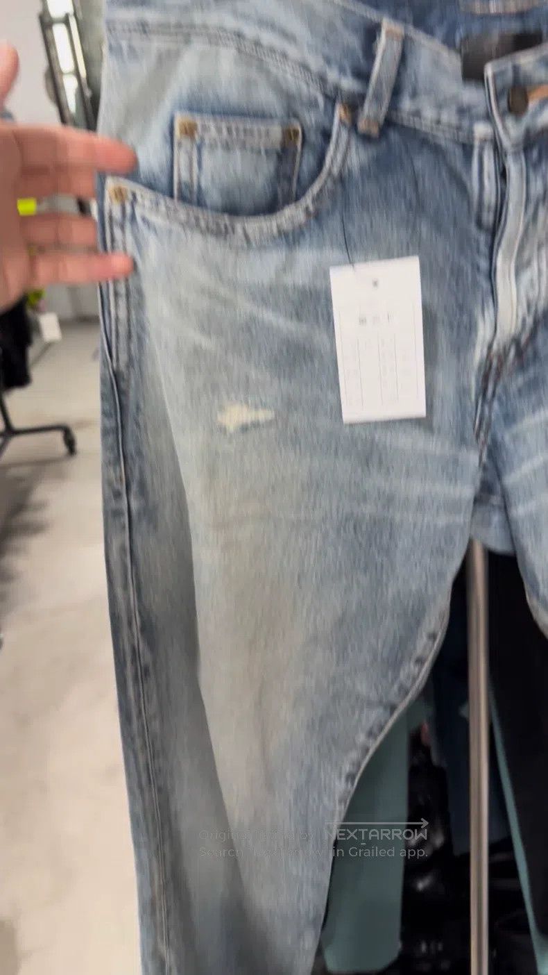 Saint Laurent Paris Saint Laurent Paris Ripped Denim Jeans i Size US 32 / EU 48 - 1 Thumbnail