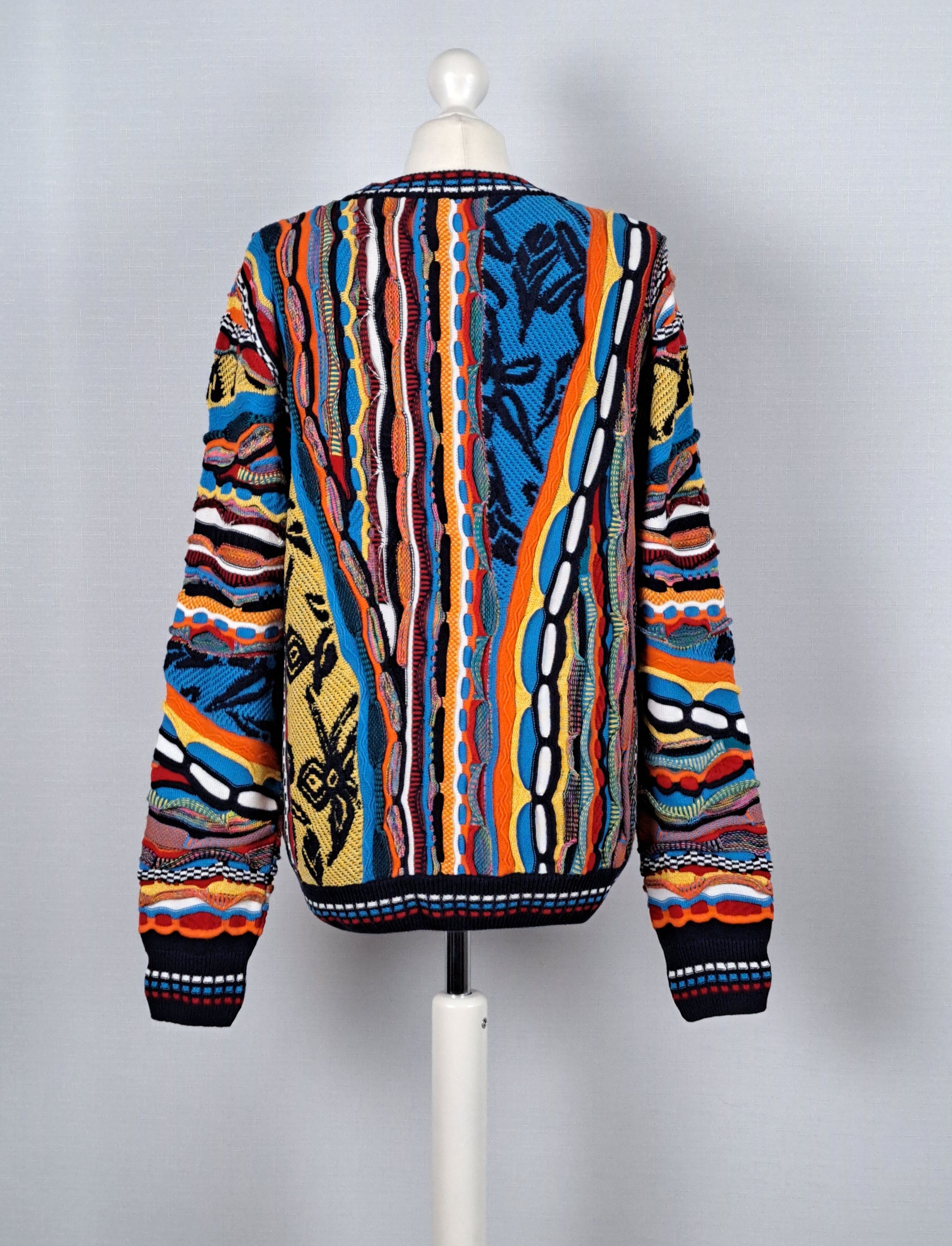 Carlo Colucci Carlo Colucci multicolor sweater Coogi style. Size L Size US L / EU 52-54 / 3 - 2 Thumbnail
