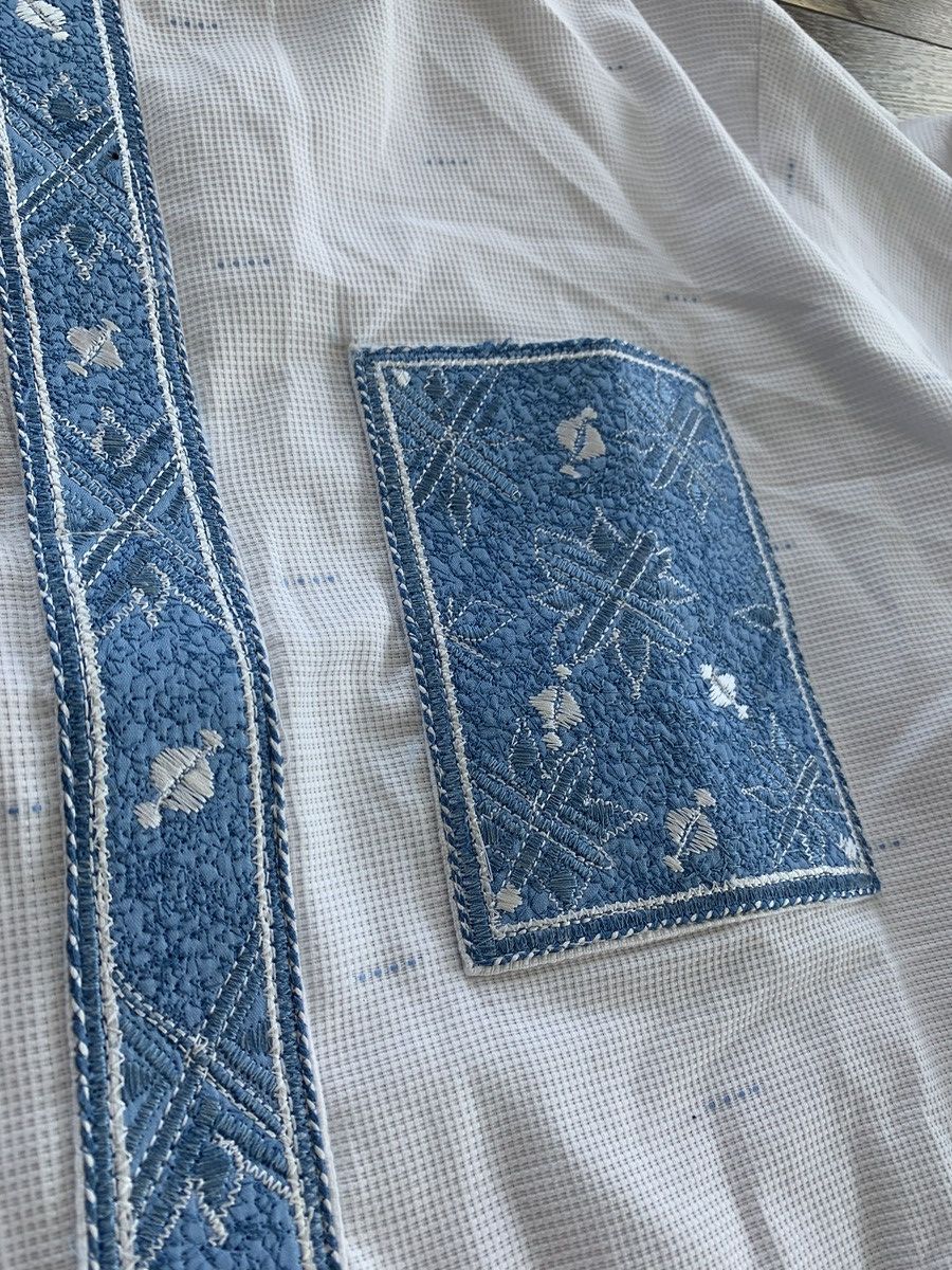 Vintage White Arab Top Size US L / EU 52-54 / 3 - 2 Thumbnail