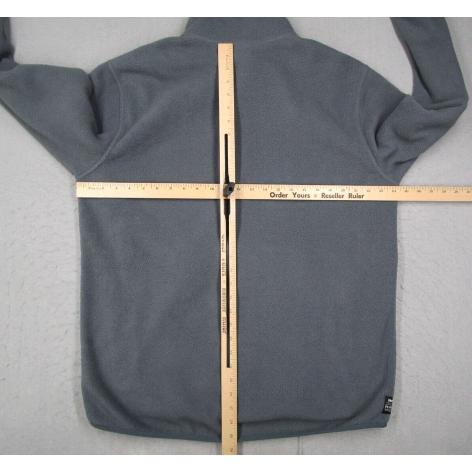 Hurley Hurley Pendleton Jacket Mens XL Gray Fleece 1/4 Zip Sherpa Pullover Size US XL / EU 56 / 4 - 6 Thumbnail