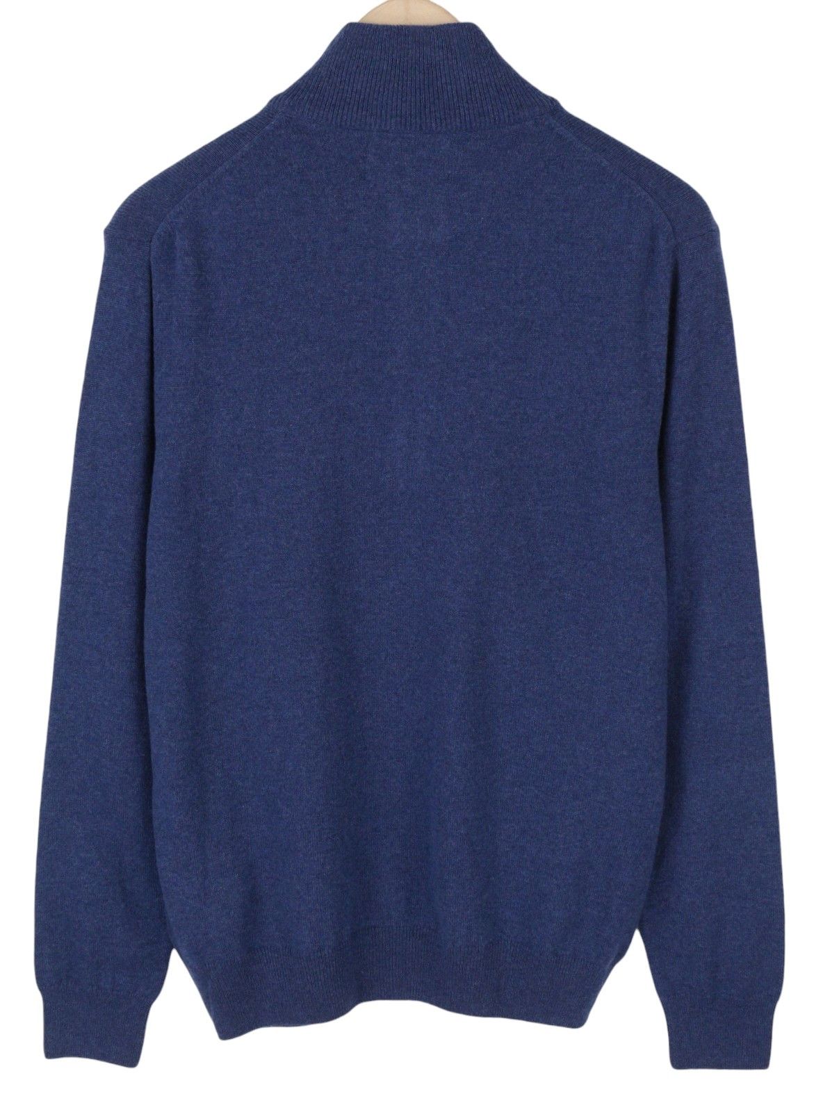 Ralph Lauren NAVY S Wool Tight Knit Half Zip Pullover 86948 Size US S / EU 44-46 / 1 - 4 Thumbnail