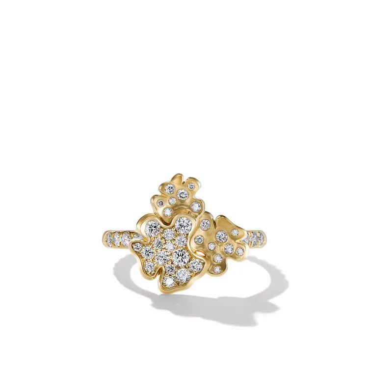 David Yurman o1s1wg111025 R16810D /Size 9 / Petals Cluster Ring in Golden Size ONE SIZE - 2 Thumbnail