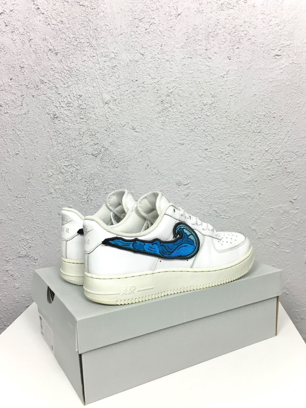 Nike shoes NIKE Air Force 1 ’07 Low sneakers vintage y2k drill Size US 9.5 / EU 42-43 - 3 Thumbnail