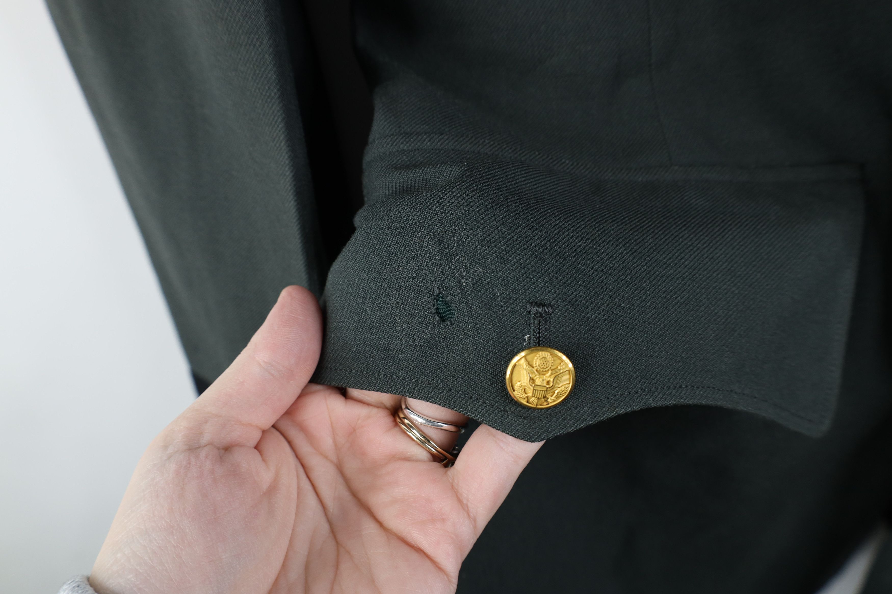Vintage Vintage 60s Vietnam Era Class 3 Officer Jacket Green USA Size US L / EU 52-54 / 3 - 7 Thumbnail