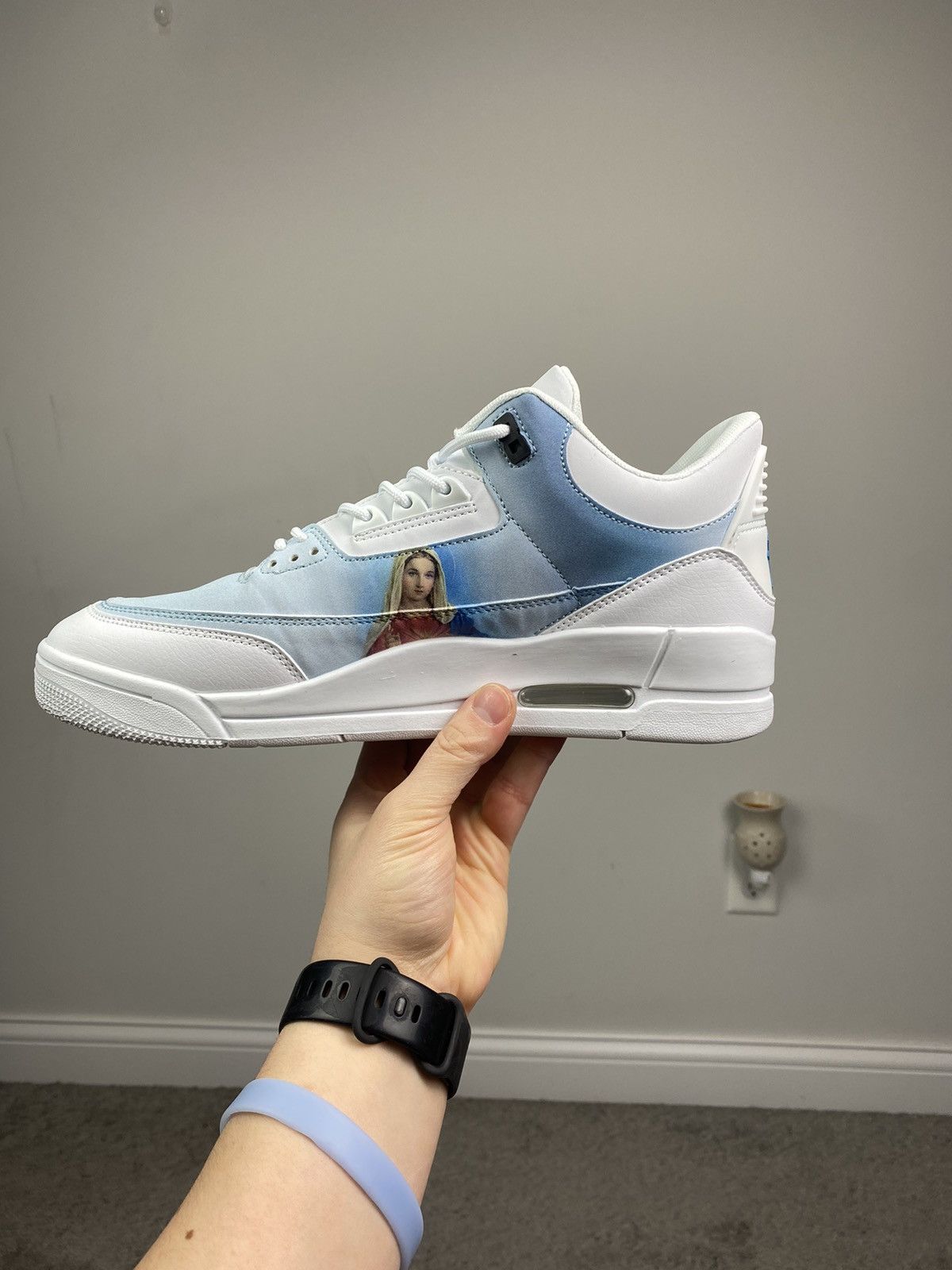 Other Kito Wares Mother Mary Blue White Ash Grey Size US 9 / EU 42 - 2 Thumbnail