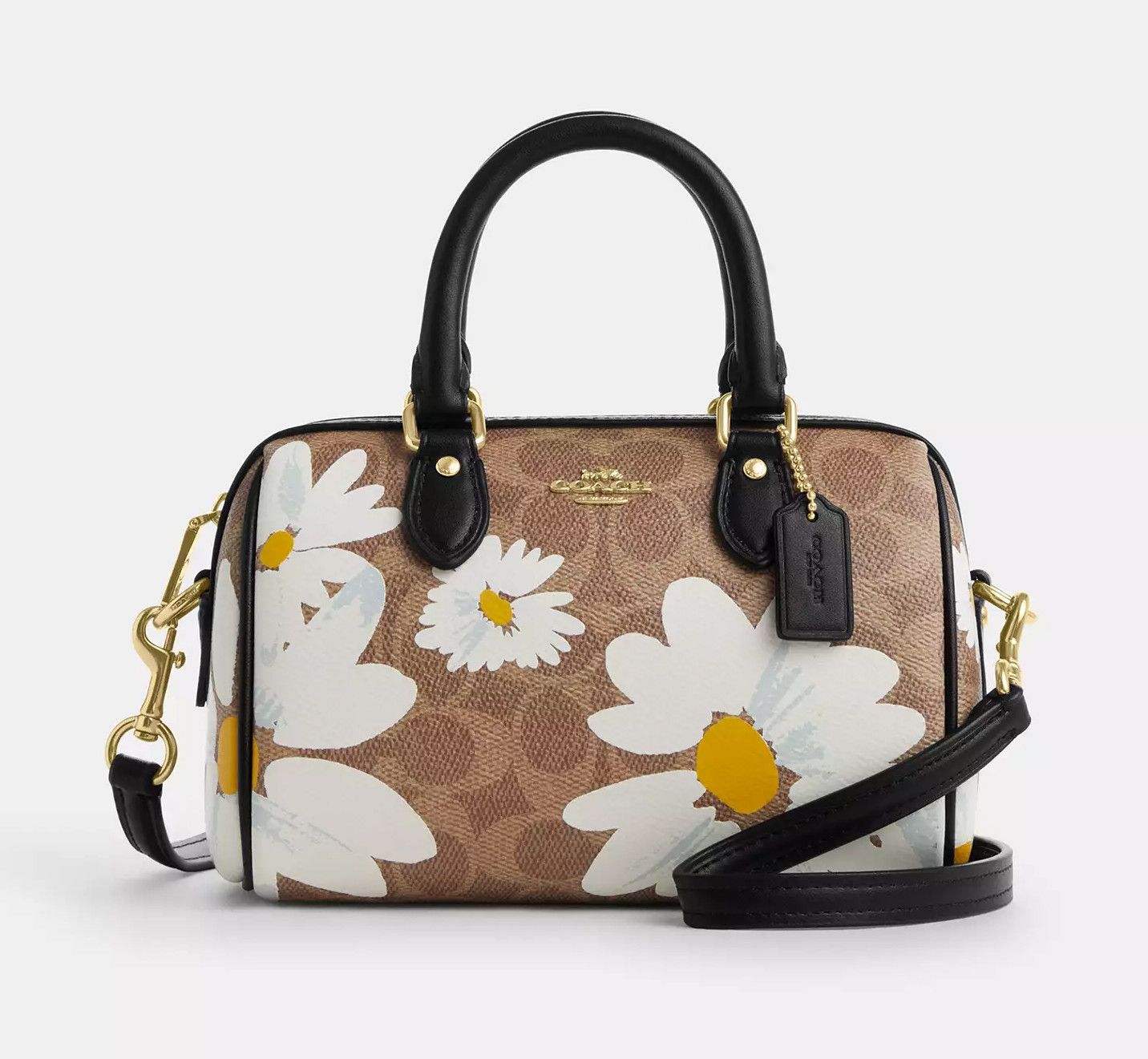 Coach Mini Rowan Crossbody Bag With Floral Print CZ596 Size ONE SIZE - 7 Thumbnail