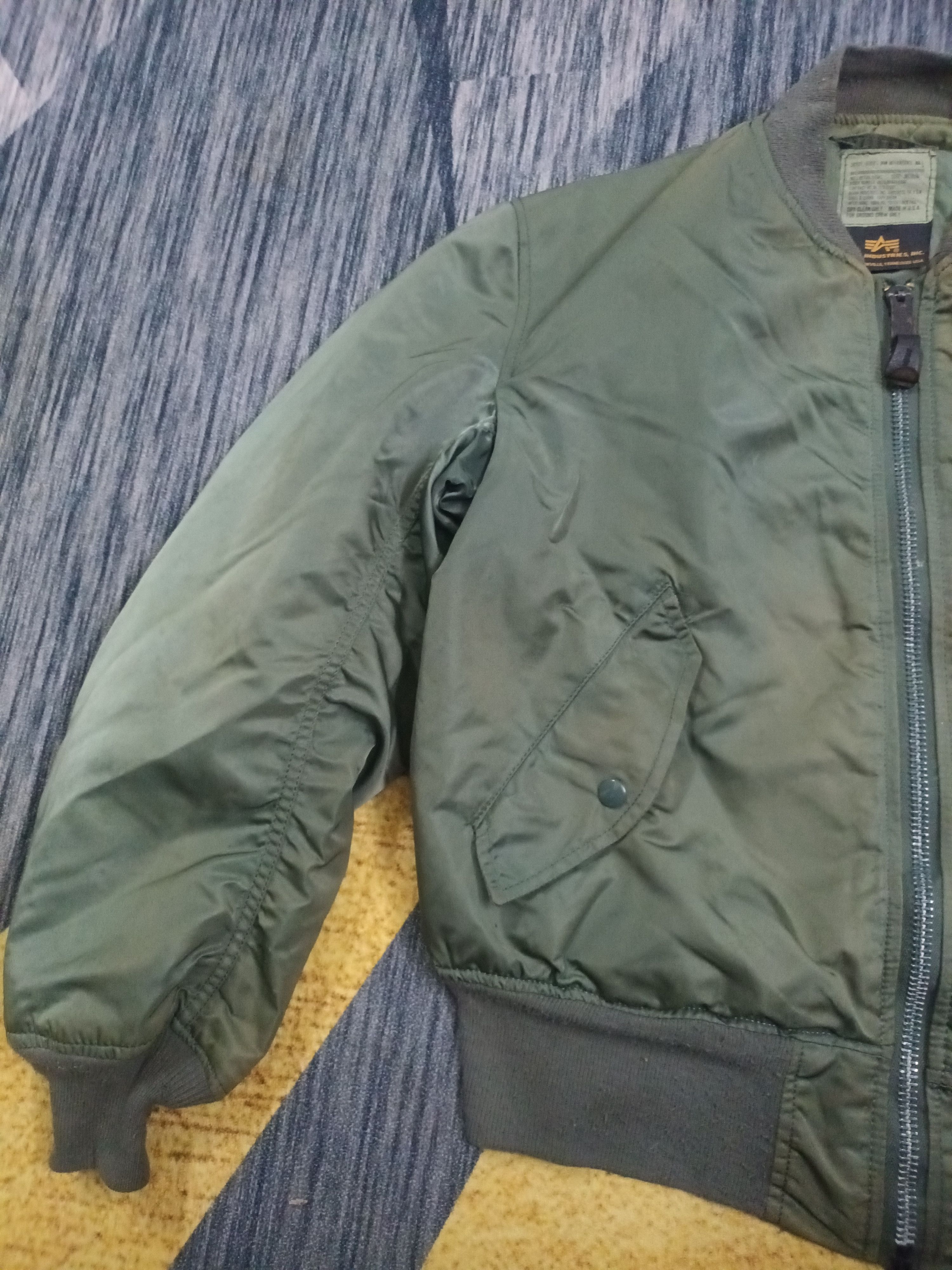 Alpha Industries 🔥 ALPHA INDISTRIES MA-1 FLYERS JACKET 🔥 Size US M / EU 48-50 / 2 - 8 Thumbnail