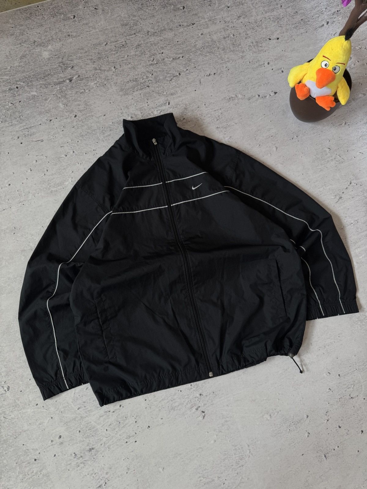 Nike × Vintage NIKE VINTAGE BASIC LOGO OVERSIZE BAGGY LIGHT JACKET Size US XL / EU 56 / 4 - 1 Thumbnail