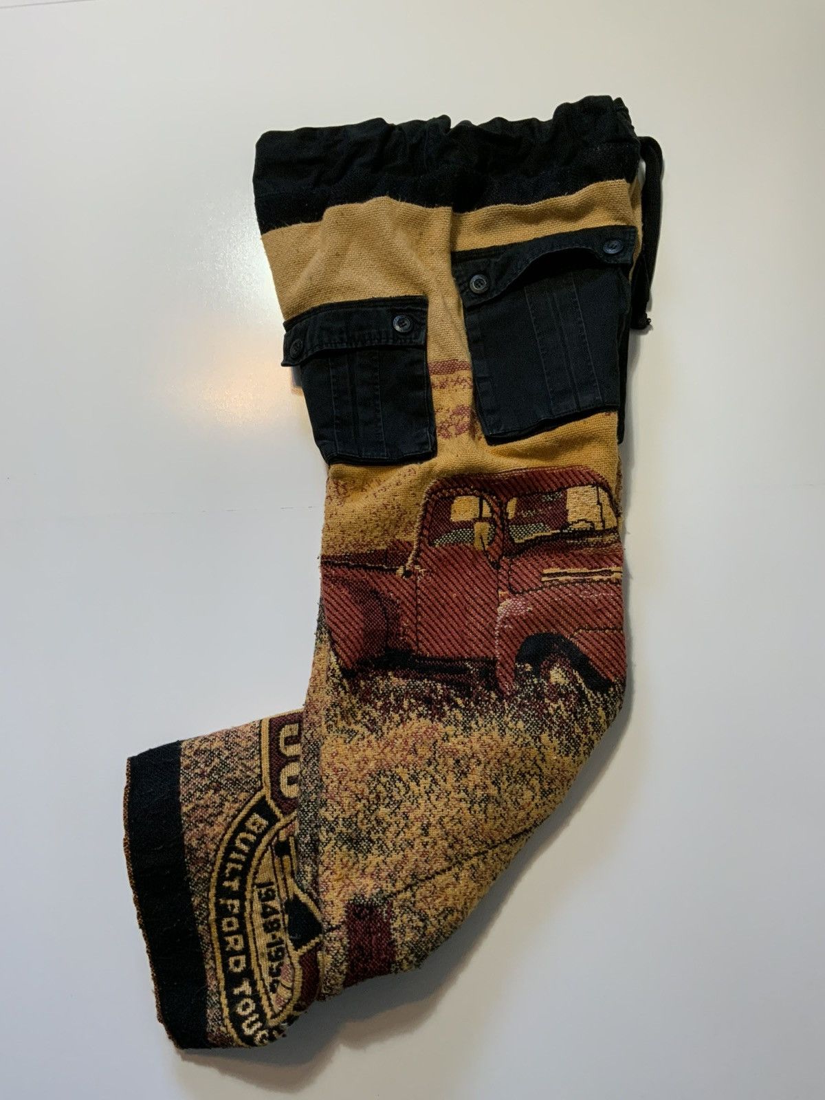 Ford × Vintage 1998 Ford F-Series 50 Year Tapestry Reworked Upcycle Pants Size US 34 / EU 50 - 2 Thumbnail