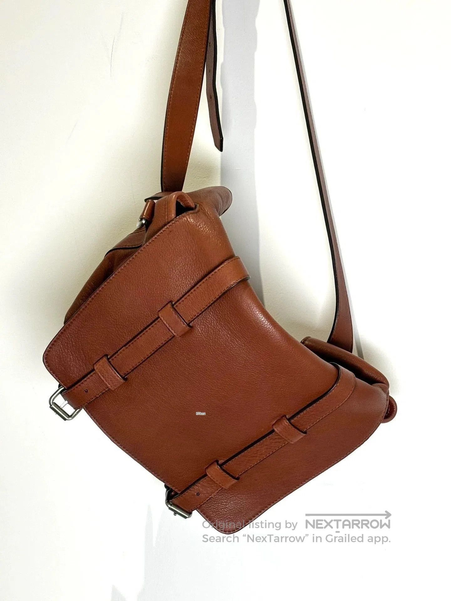 Dries Van Noten Brown Leather Crossbody Bag. Size ONE SIZE - 3 Thumbnail