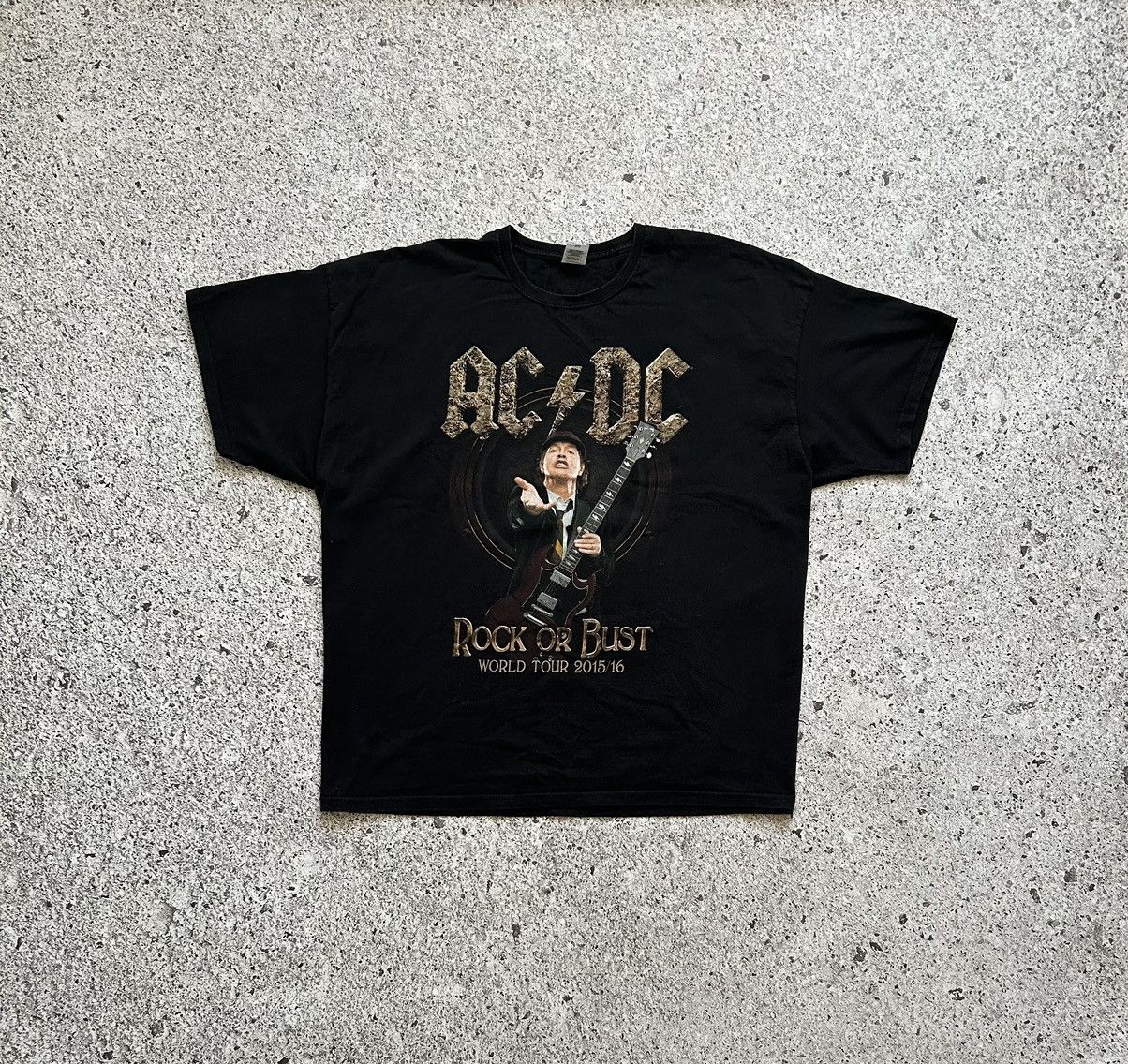 AC/DC × Band Tees AC/DC Rock Or Bust World Tour 2015/2016 Rock N Roll T-Shirt Size US XXL / EU 58 / 5 - 1 Thumbnail