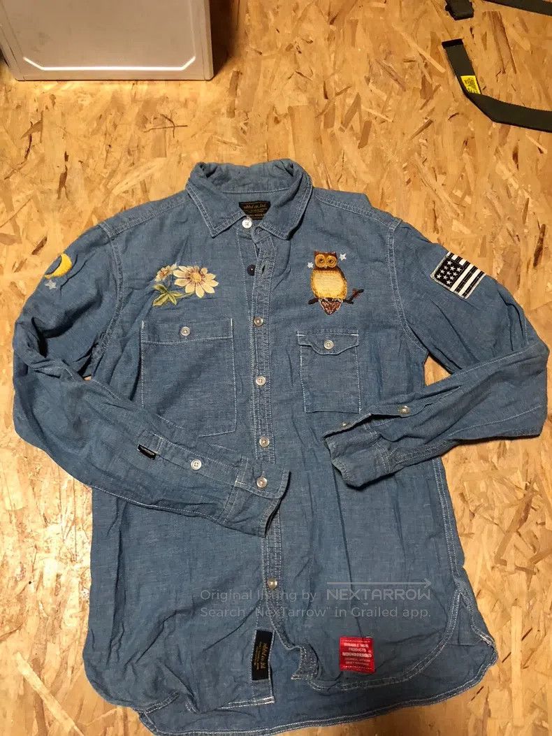 Neighborhood Neighborhood Embroidered Shirt, Dress Shirt Size US S / EU 44-46 / 1 - 1 Thumbnail