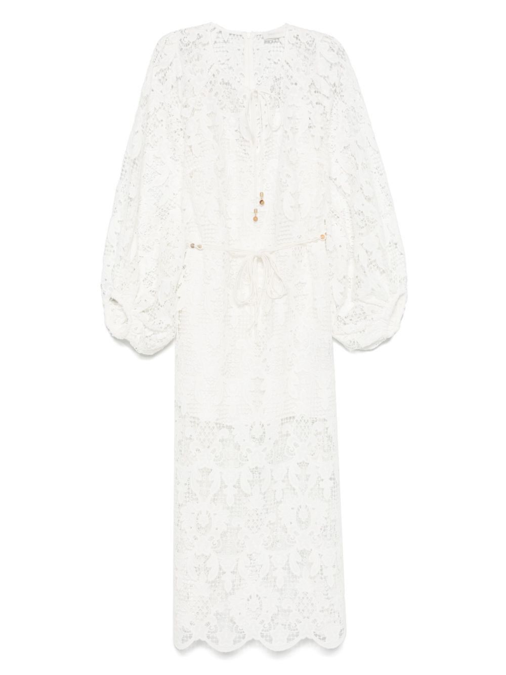 Zimmermann COCO LACE MIDI DRESS Size XS / US 0-2 / IT 36-38 - 1 Thumbnail