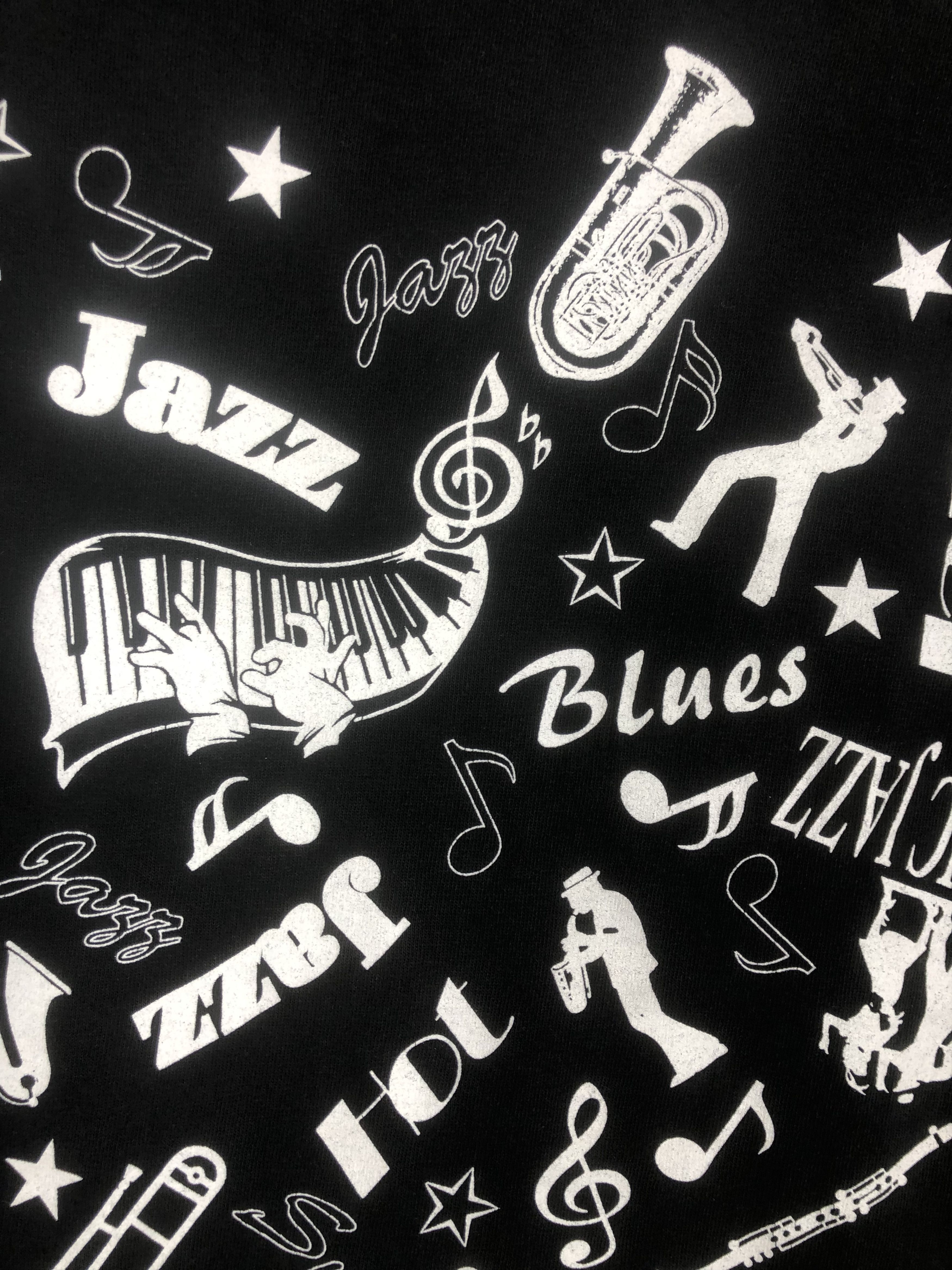 Vintage Vintage 90s Jazz And Blues Musical Tee Size US L / EU 52-54 / 3 - 4 Thumbnail